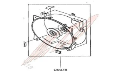 Demi cuve référence 303599 pour Lave-linge