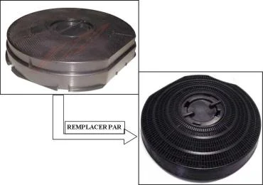 Filtre a charbon référence 302522 pour Hotte - Electrolux