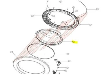 Hublot référence 302004 pour Lave-linge