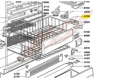 Panier référence 302343 pour Réfrigérateur, Congélateur - Markling