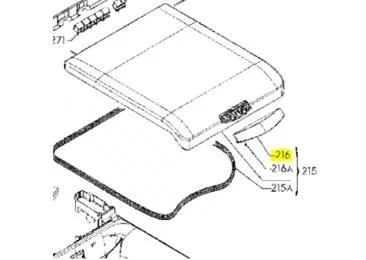 Poignee de porte référence 303097 pour Lave-linge