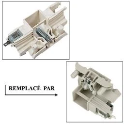 Fermeture de porte - 2 cosses référence 300777 pour Lave-vaisselle