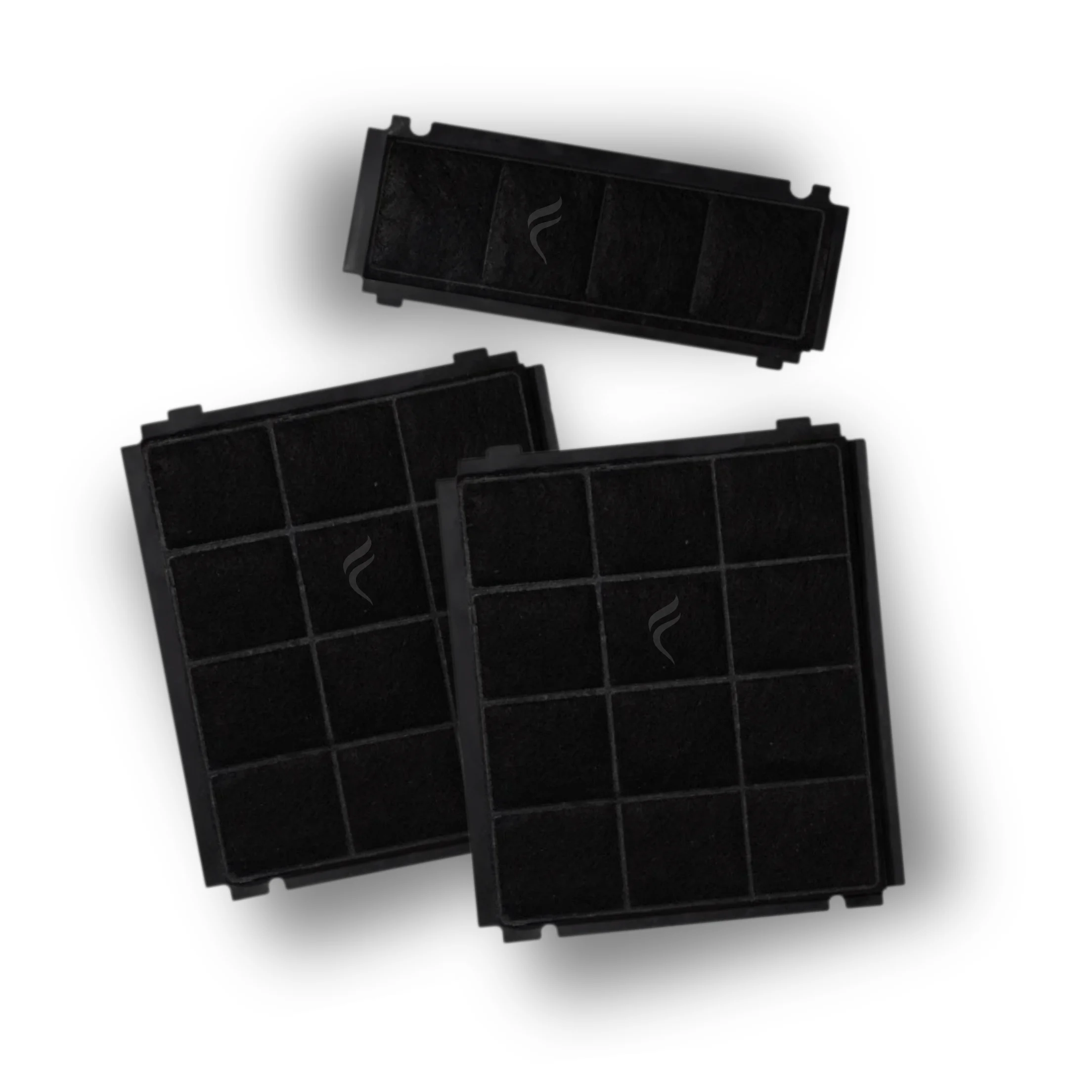 Kit de 3 Filtres à Charbon Actif pour Hotte Airforce AIREKOBLACK122 - Point Filtre