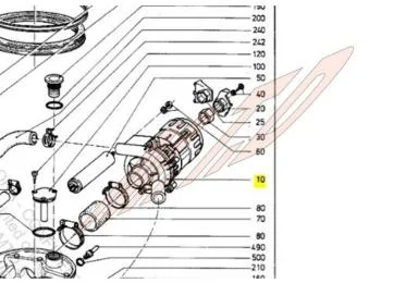 Pompe de cyclage référence 300119 pour Lave-vaisselle