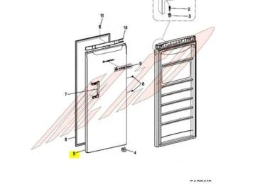 Porte exterieur référence 301640 pour Réfrigérateur, Congélateur - Hotpoint-Ariston