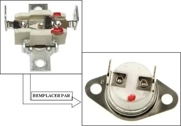 Thermostat référence 296134 pour Cuisiniere, plaque de cuisson - Beko