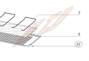 Verrou de grille référence 302190 pour Hotte - Broan