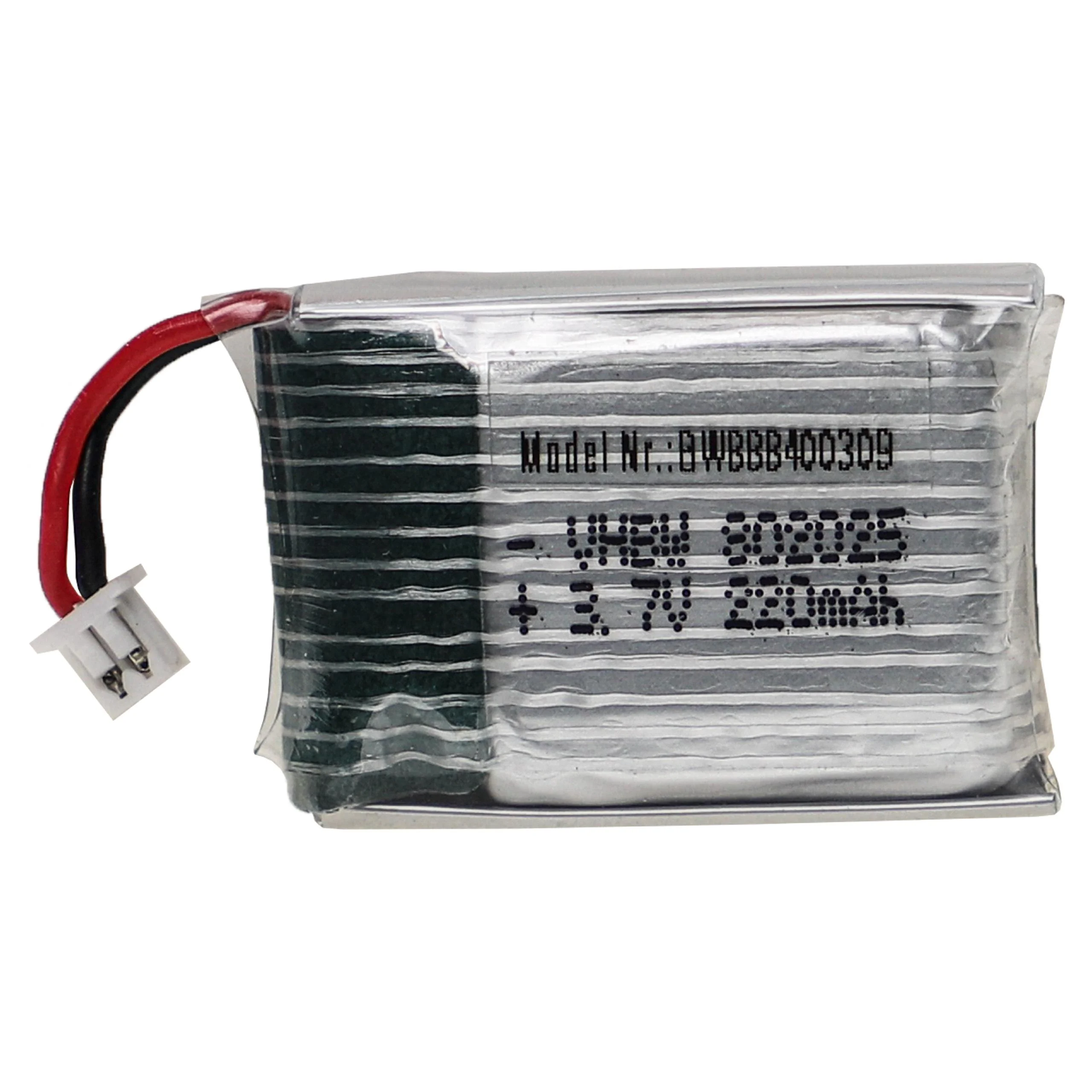 Batterie modèle radio-télécommandé - 220mAh 3,7V Li-polymère, PH 1.25 2P