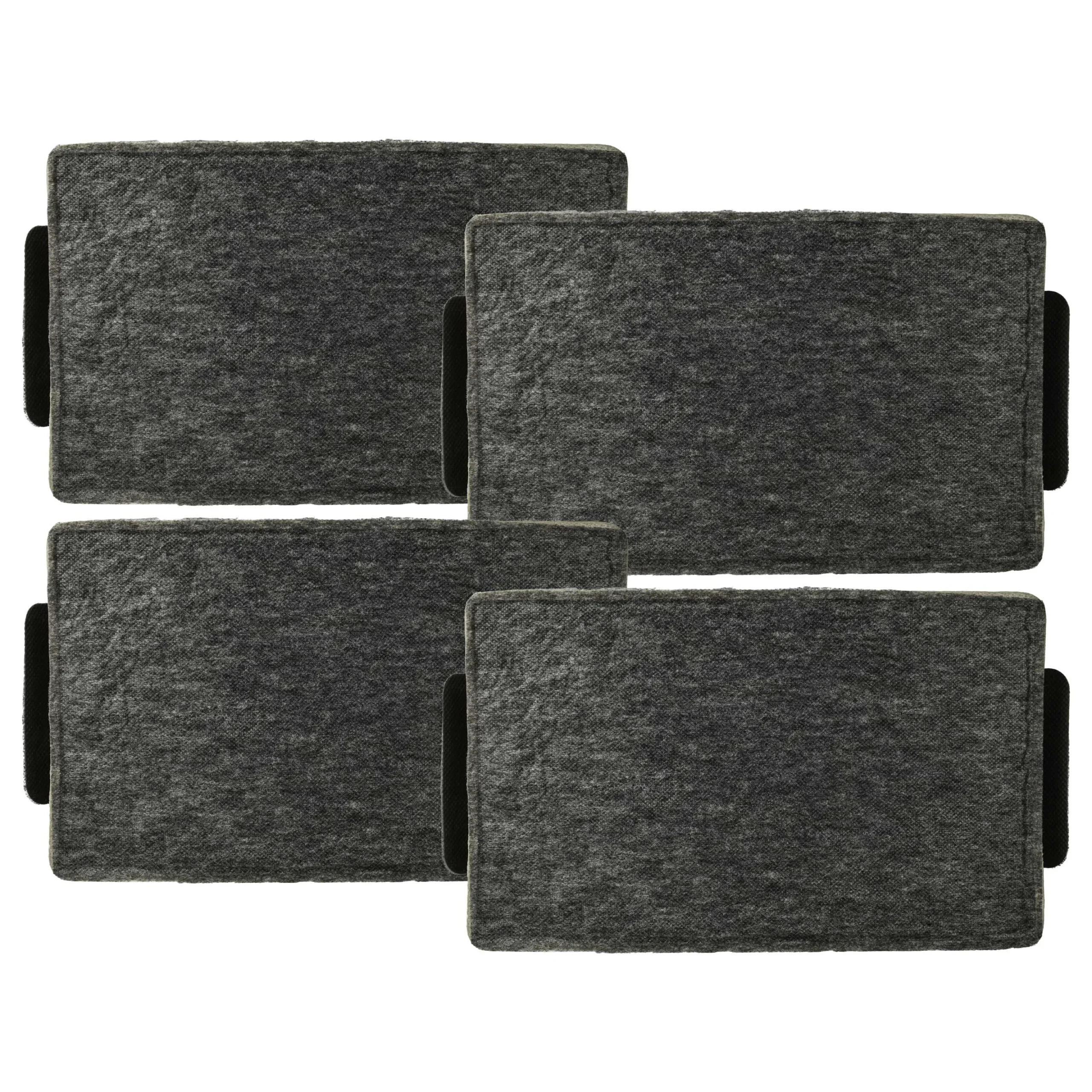 4x Filtres à charbon actif remplace Miele FWKM-1423, 9231860, DKF-19, DKF19-1, 4002515094815 pour hotte Miele