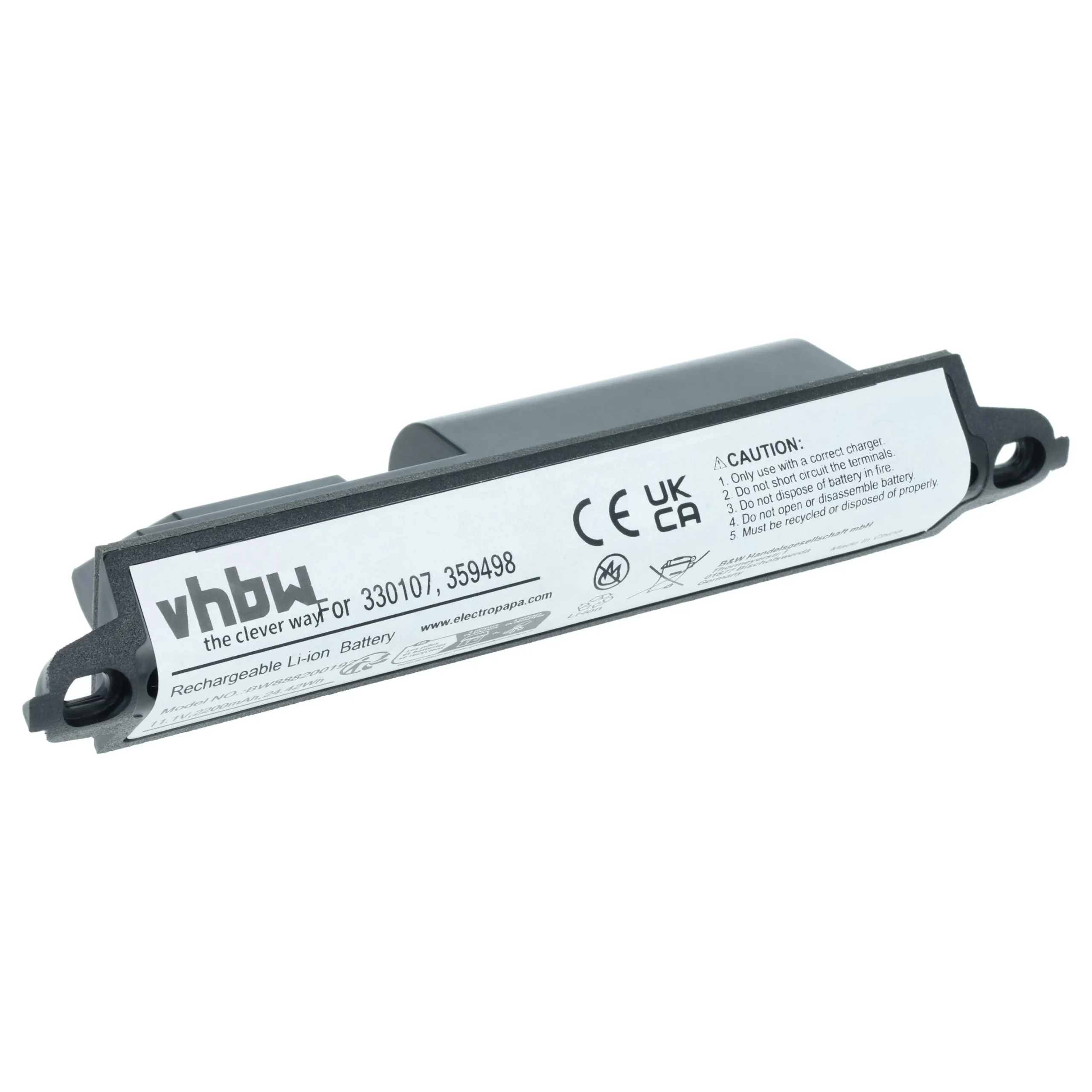 Batterie remplace Bose 330107A, 330107, 330105, 359495, 330105A, 359498 enceinte Bose - 2200mAh 11,1V Li-ion