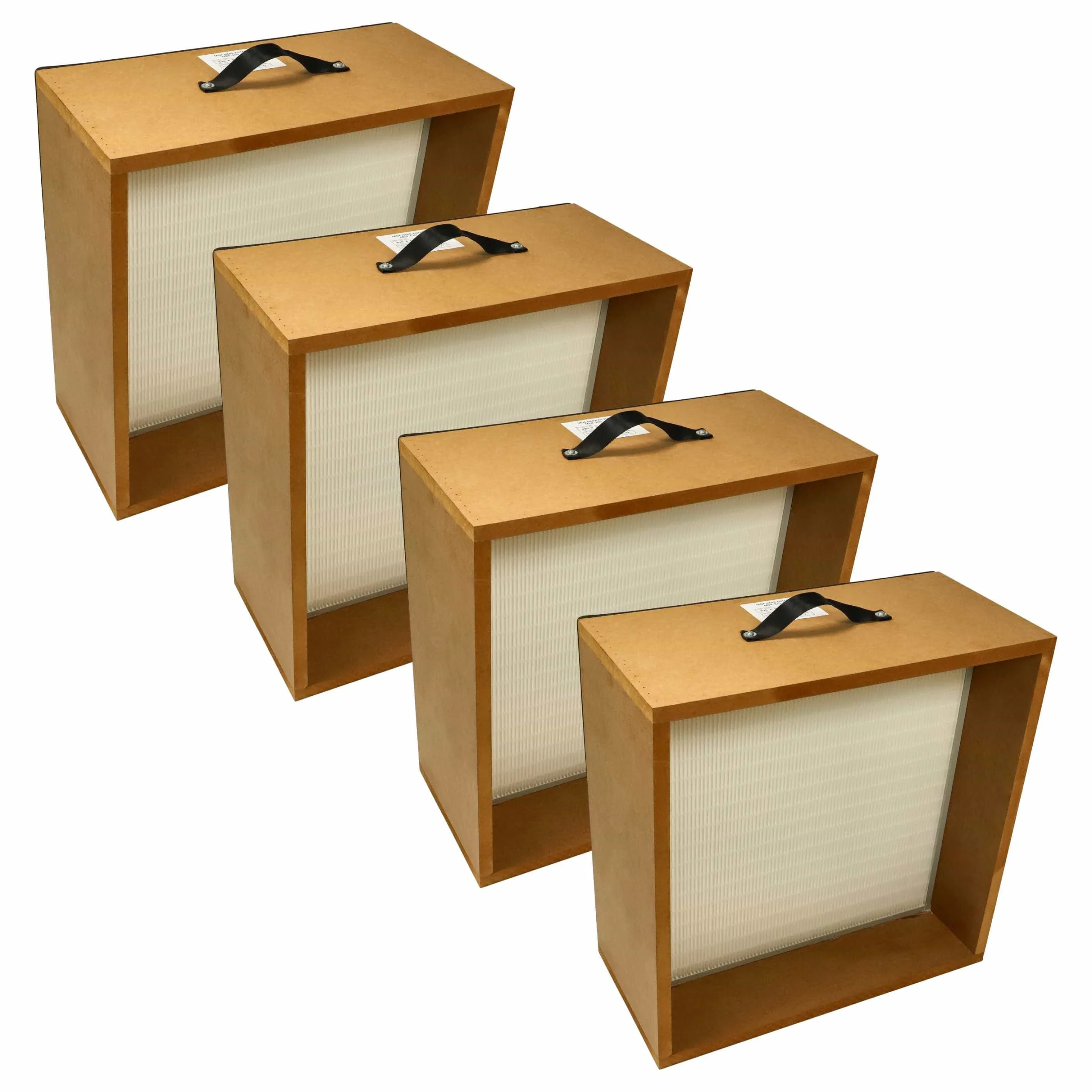 4x Cartouche filtre remplace ELMAG 58621, 109 0454 pour centrale d'aspiration Teka - filtre HEPA, E10