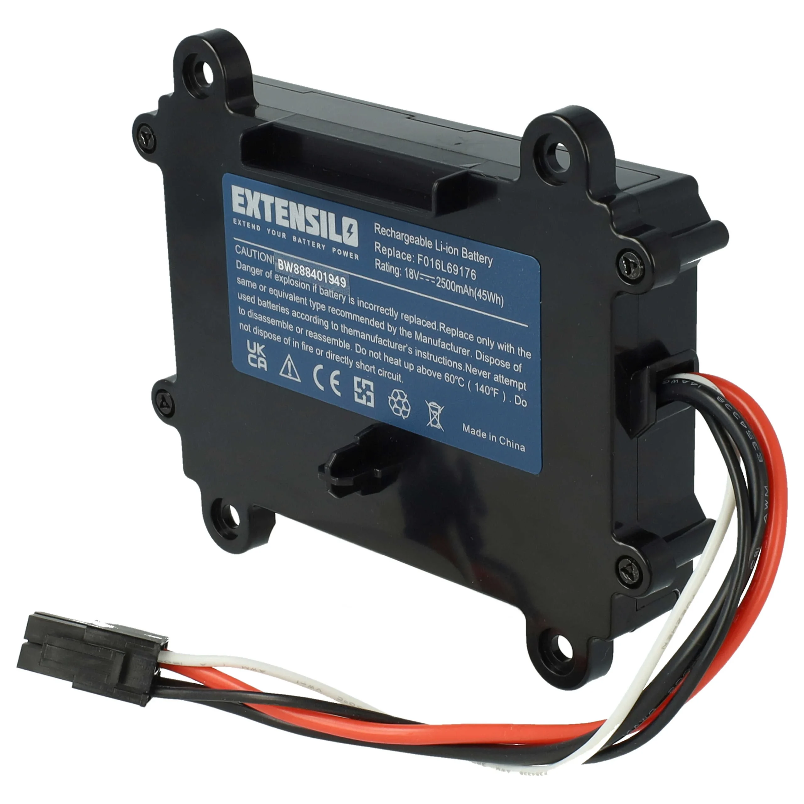 Batterie remplace Bosch F016104898, F 016 104 898, F016L69176 pour outil de jardinage - 2500mAh 18V Li-ion