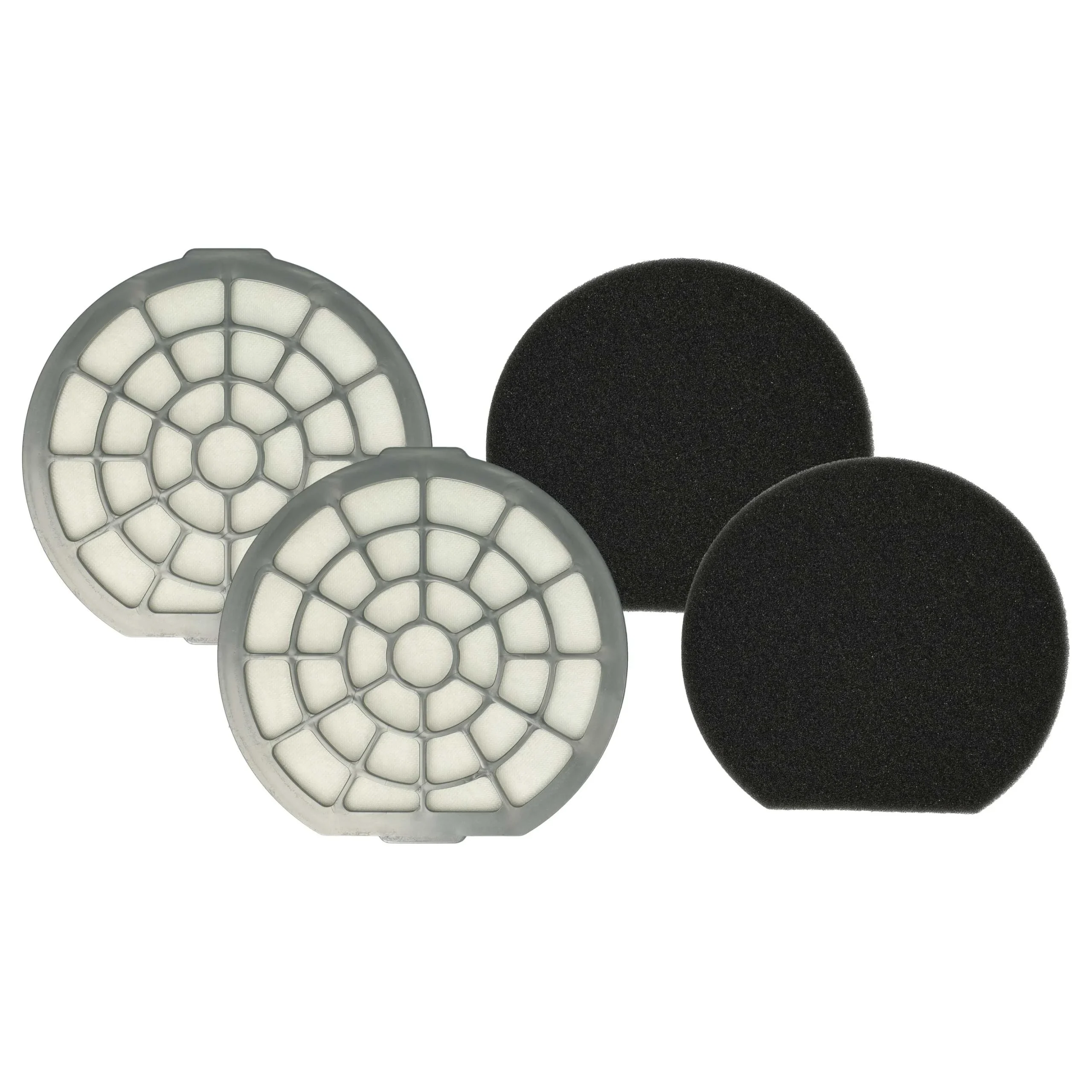 2x Filtre remplace Dirt Devil 5050001 pour aspirateur - filtre moteur double, 13,4 x 13,4 cm