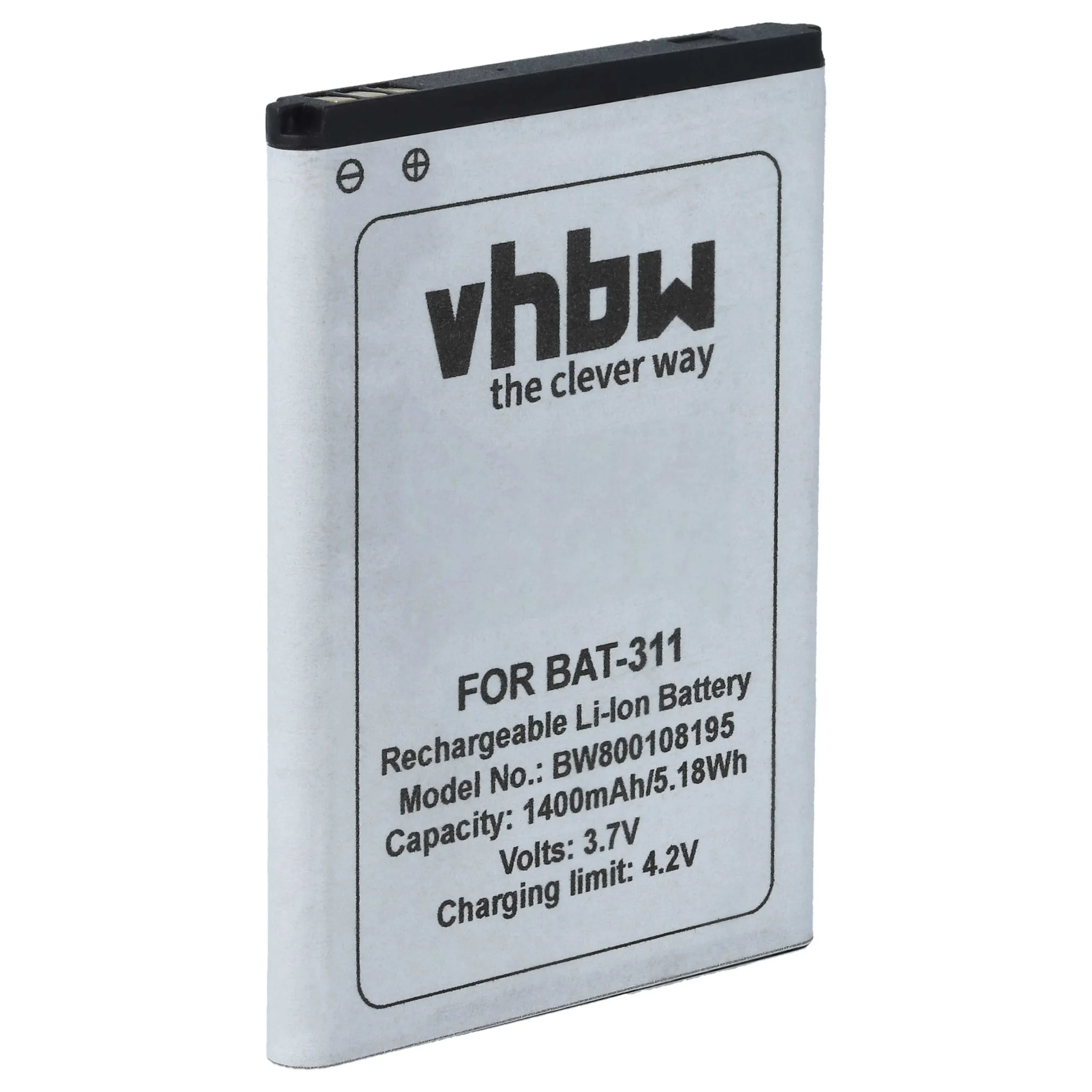 Batterie remplace Acer BAT-311, BAT-311(1ICP5/43/55) téléphone portable Acer - 1400mAh 3,7V Li-ion