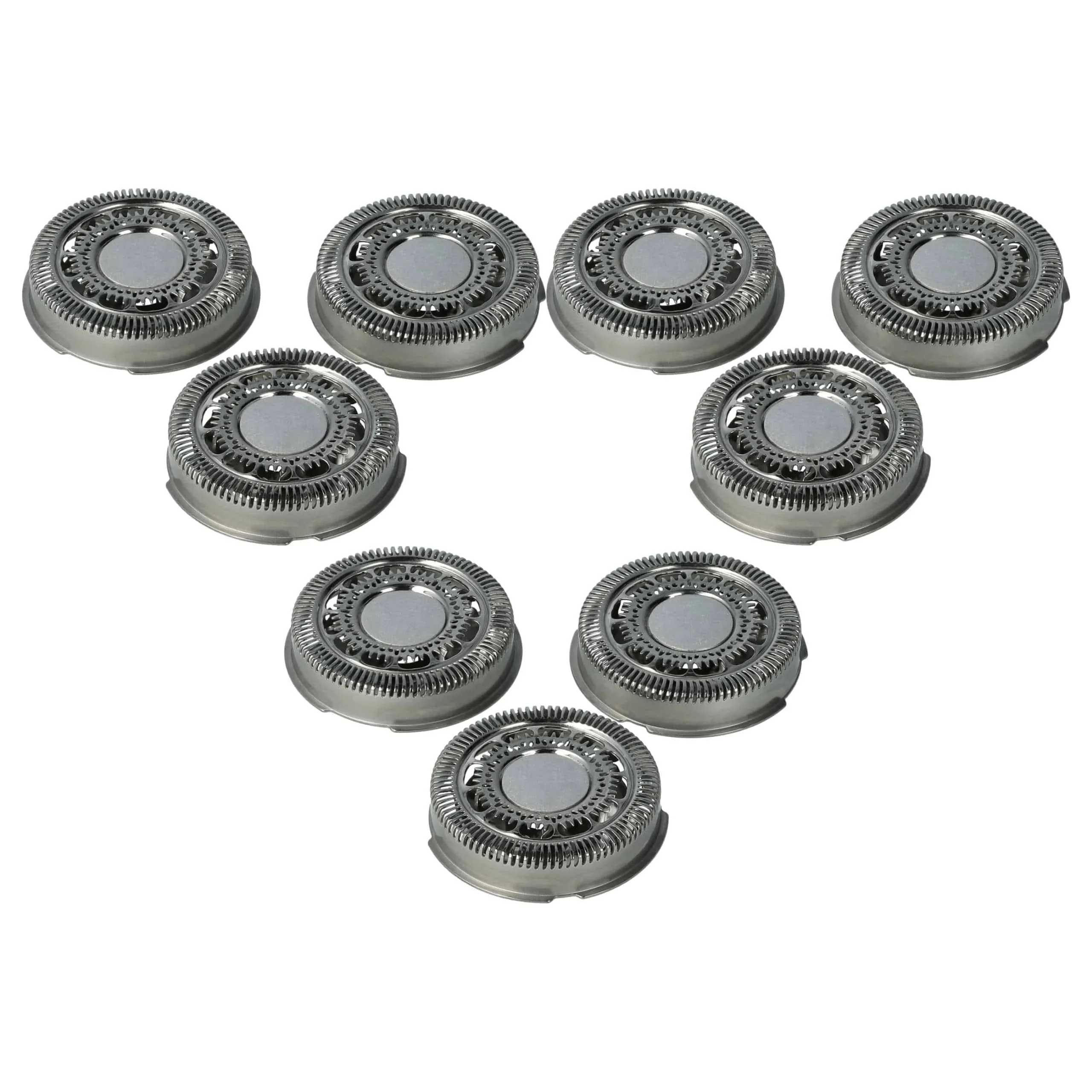 9x Têtes de rasoir remplace Philips SH70/50, SH70/60, SH70, SH71 pour rasoir électrique Philips - argenté