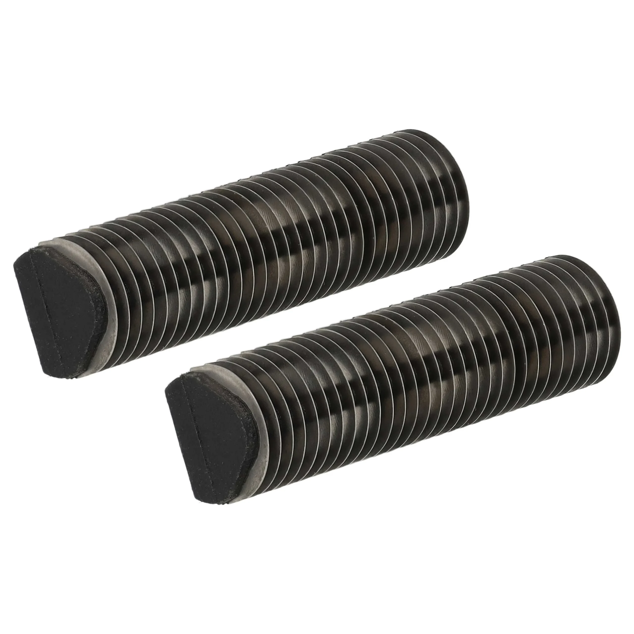 2x bloc de lames pour Braun 350, 370, 355, 375 - noir / argenté