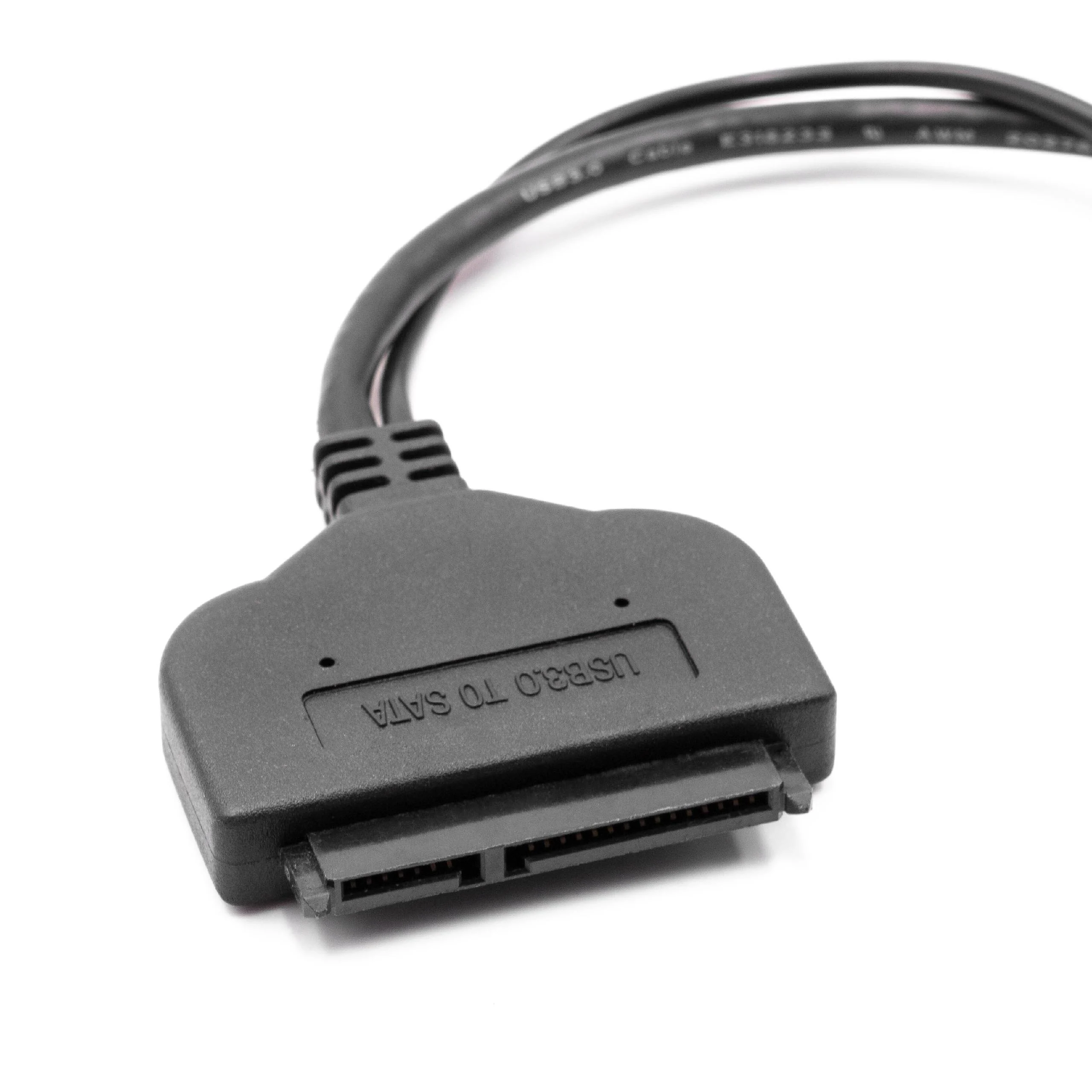 Câble de connexion SATA 3 vers USB 2.0, USB 3.0 pour disque dur HDD, SSD - 19,5 cm lang