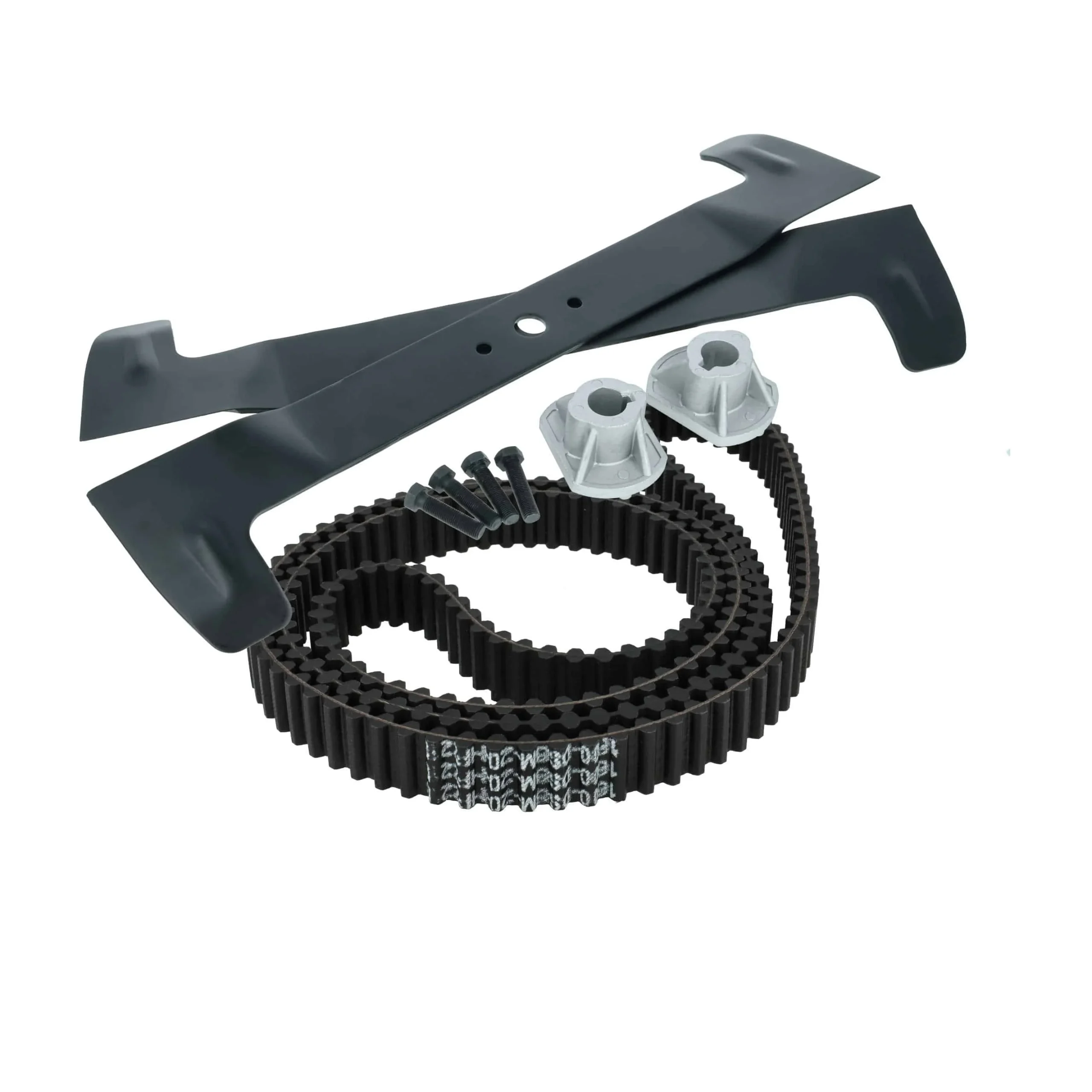 vhbw 11x lame, courroie de transmission remplace Brill CG82004340 pour tondeuse à gazon Dolmar - noir