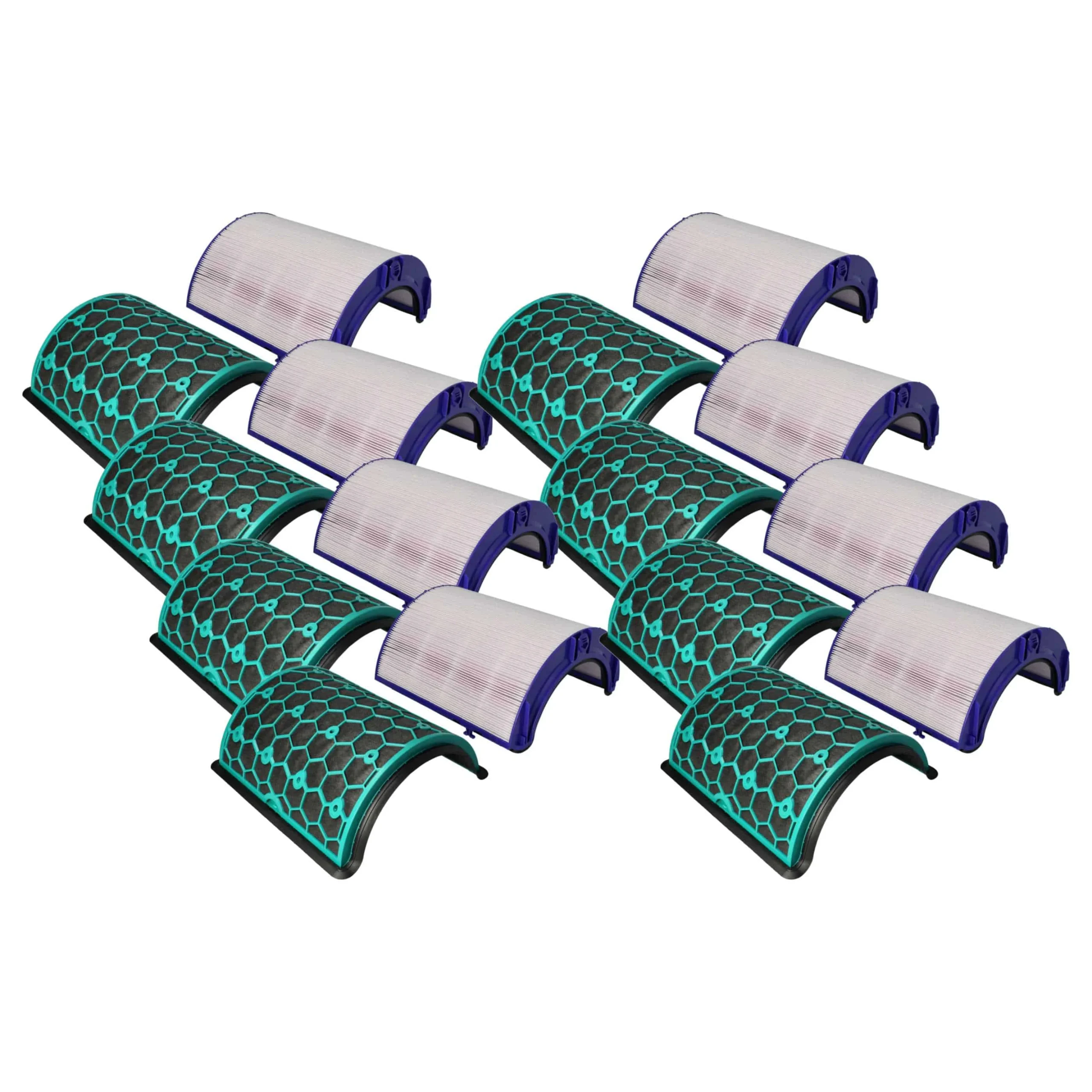 Set 8 filtres remplace Dyson 968707-04, 968707-05 pour humidificateur - filtre HEPA, filtre à charbon actif
