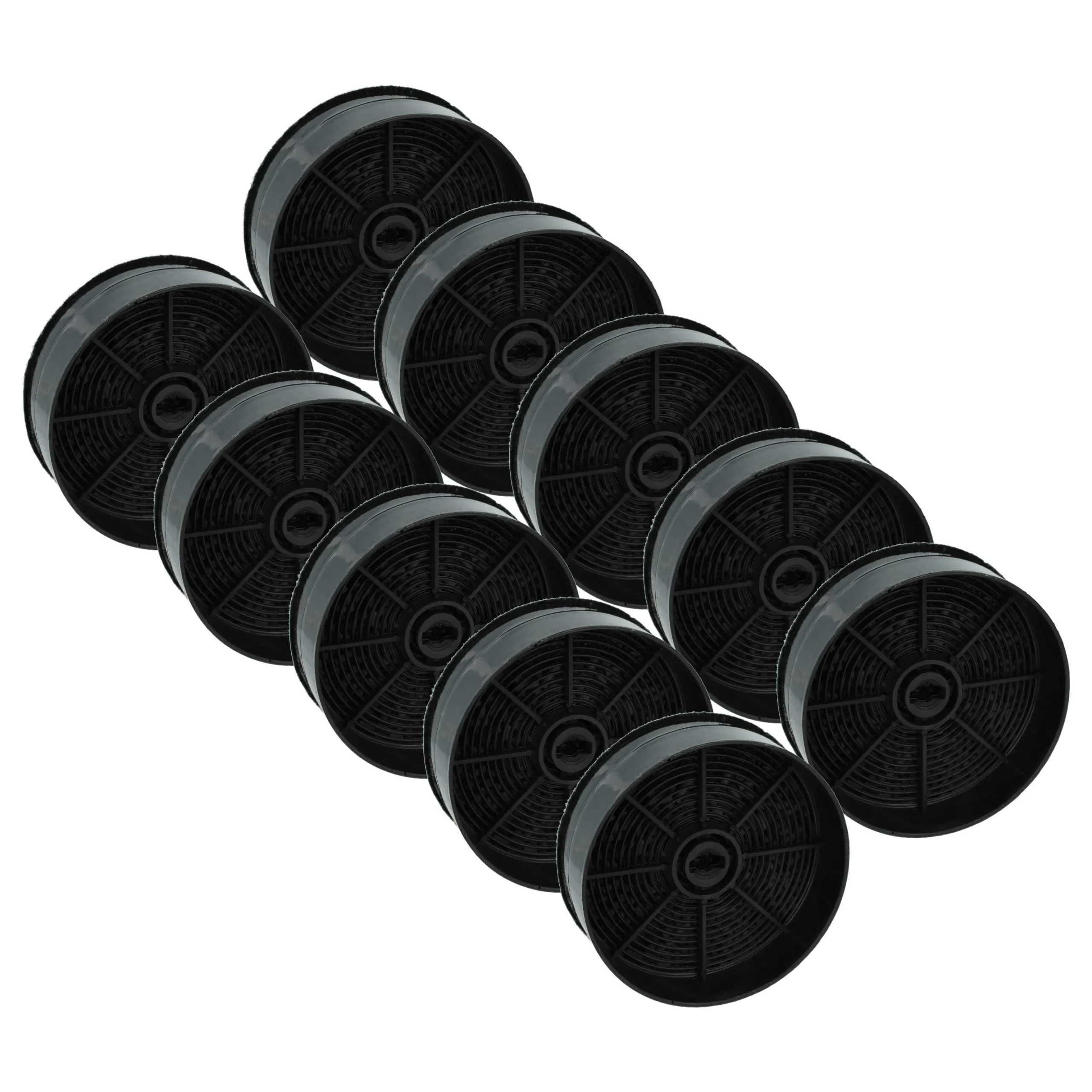 10x Filtres à charbon actif remplace AEG 902979880, ECFB03, 33005513 pour hotte Zanussi - Accessoires appareils ménagers