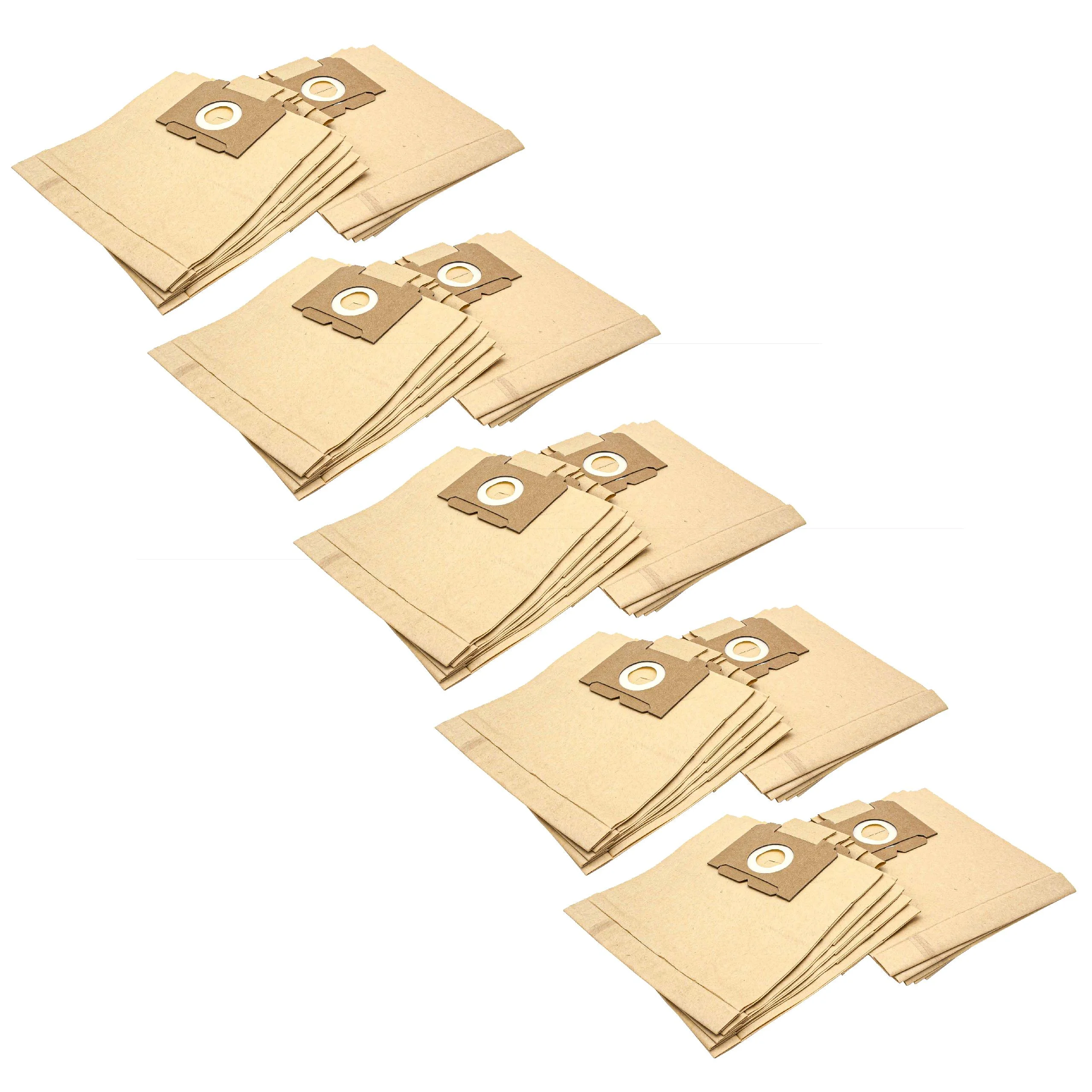 50x Sac remplace Adix AE 120, AE 104 pour aspirateur Satrap - papier