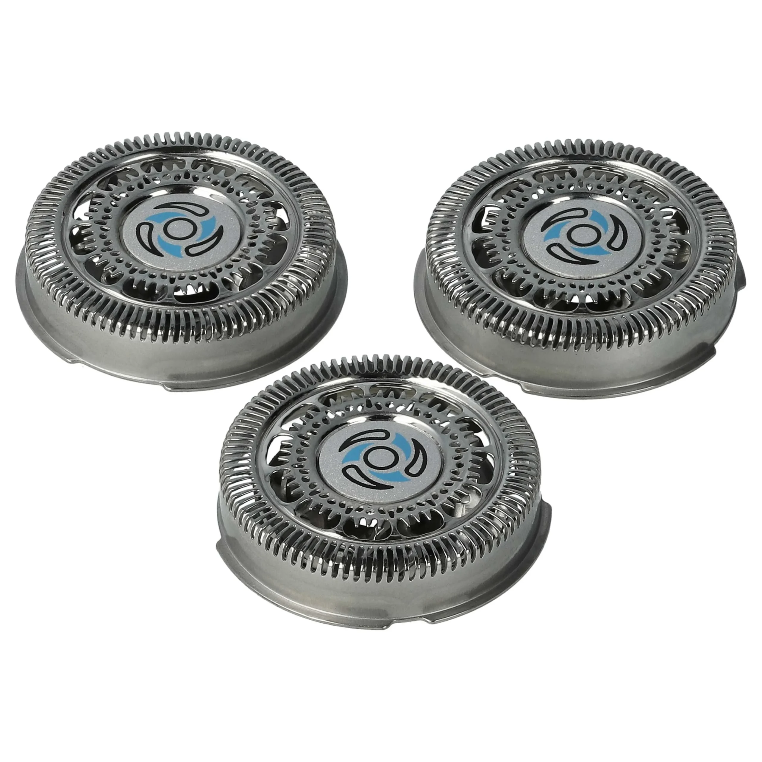 3x Têtes de rasoir remplace Philips SH70/50, SH70/60, SH70, SH71 pour rasoir électrique Philips - argenté