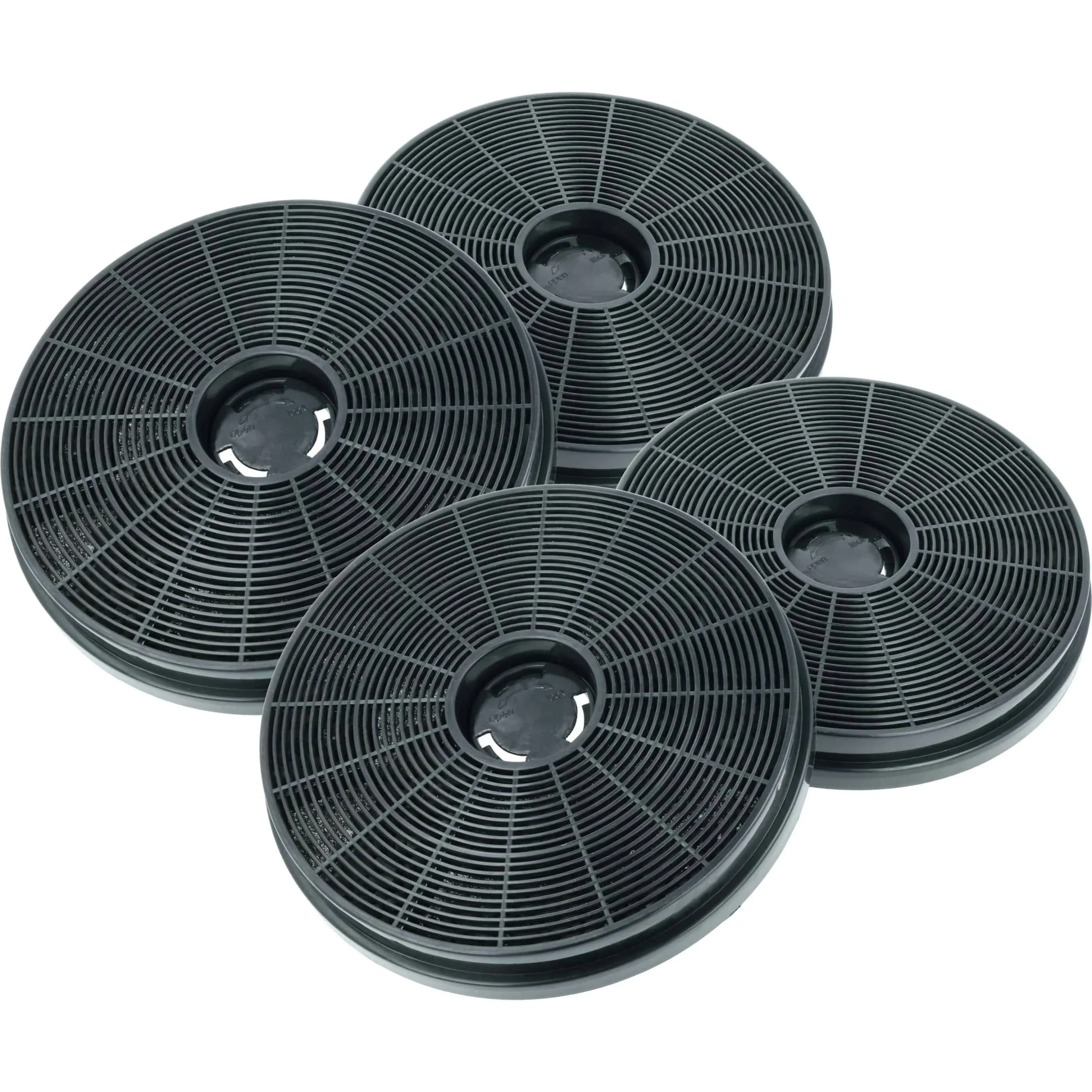 4x Filtres à charbon actif remplace Klarstein 10033740 pour hotte Klarstein - Accessoires appareils ménagers