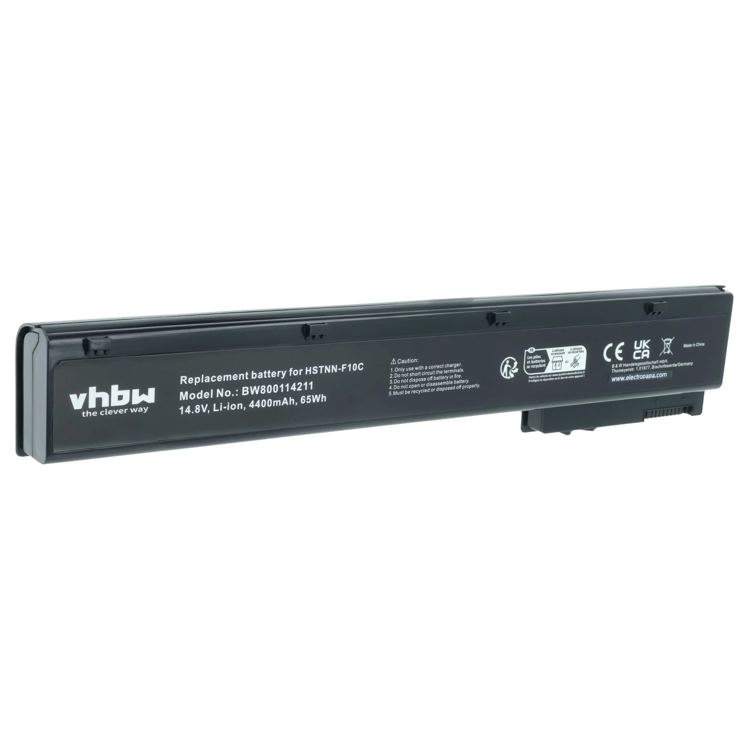 Batterie remplace HP 632114-421, 632113-151 pour ordinateur portable HP- 4400mAh 14,8V Li-ion, noir