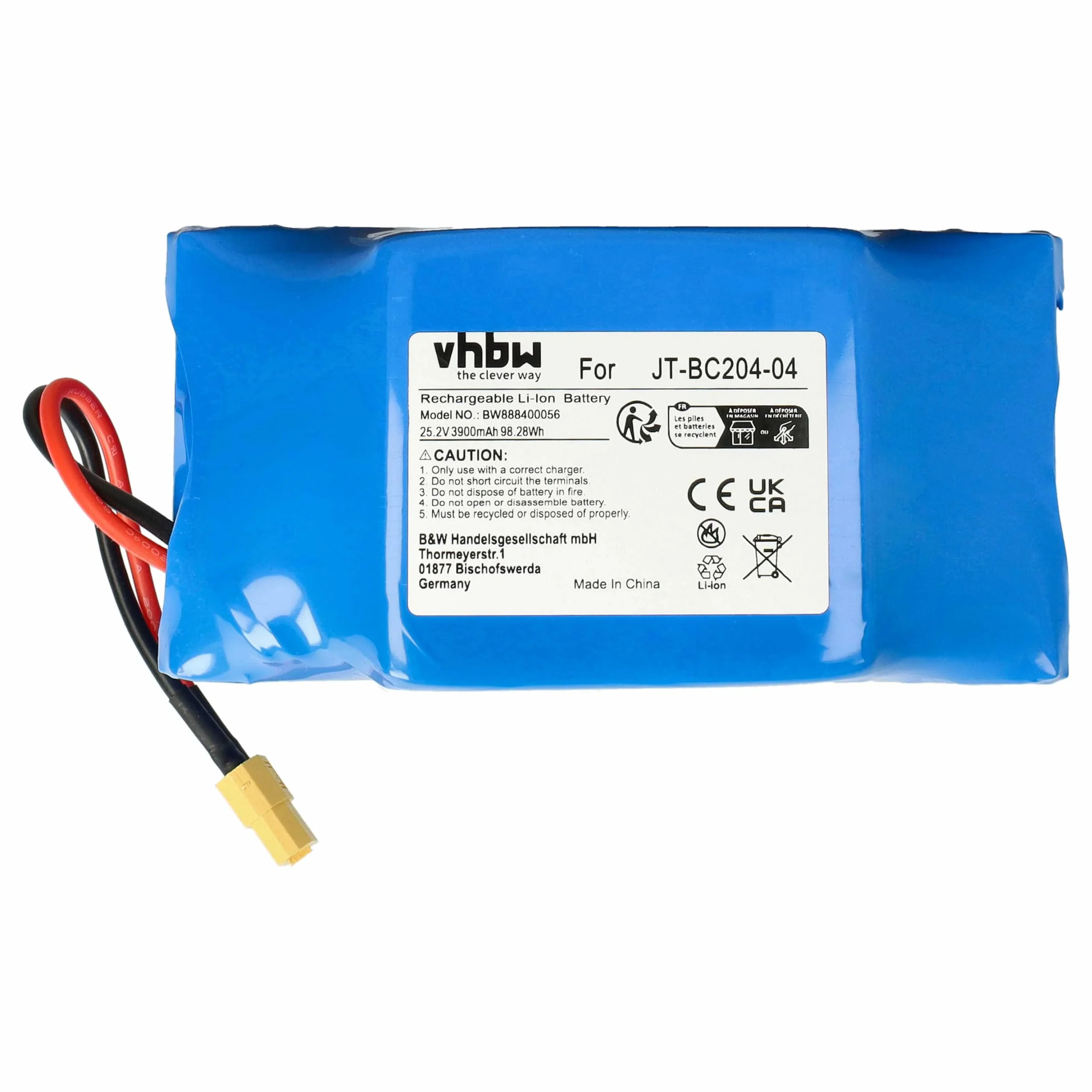 Batterie remplace Elitop 0702AS-HCY gyropode - 3900mAh 25,2V Li-ion