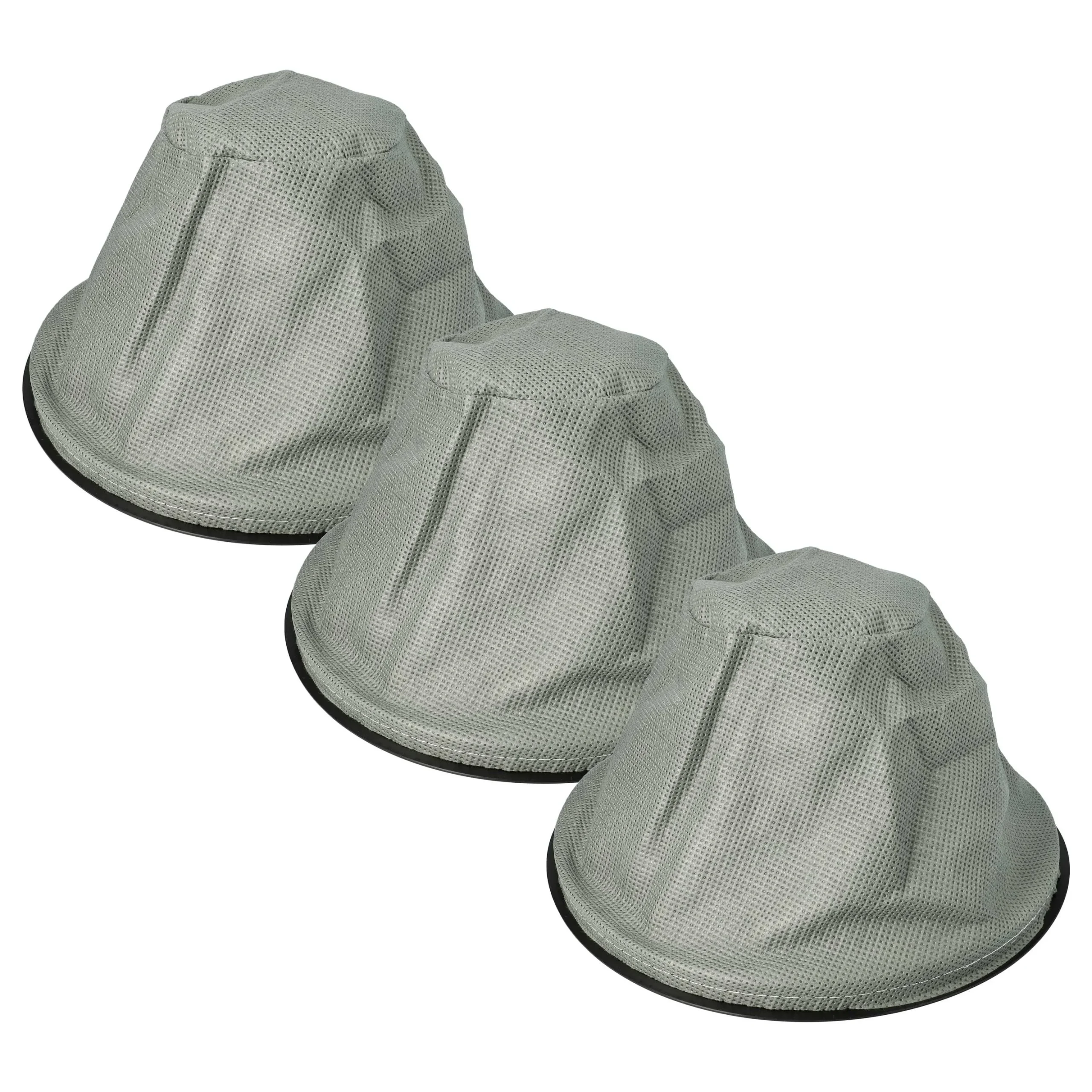 3x Filtre remplace 5900779934771 pour aspirateur de cheminée - filtre textile
