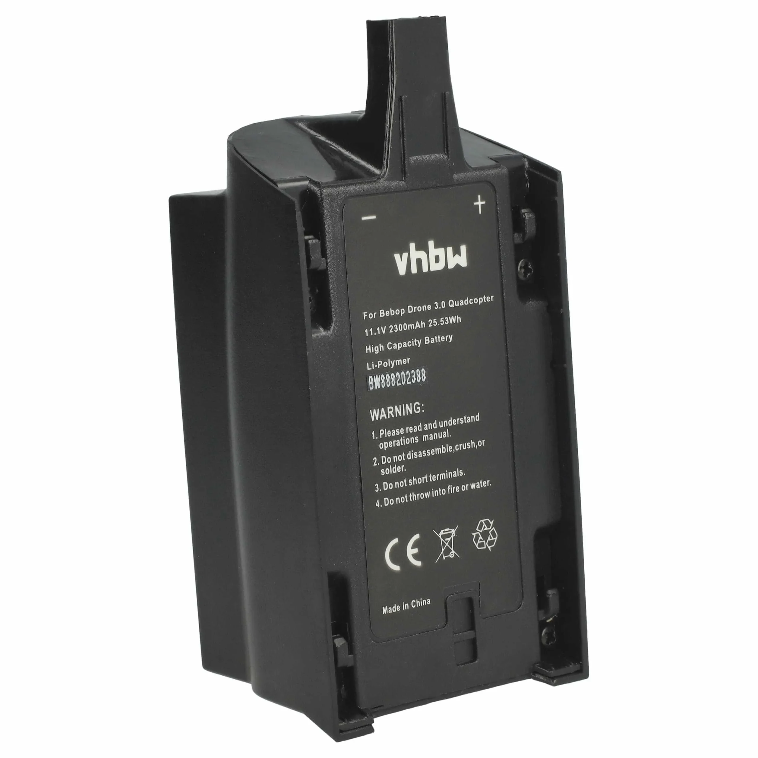 Batterie remplace Parrot PF070083 pour drone Parrot- 2300mAh 11,1V Li-polymère