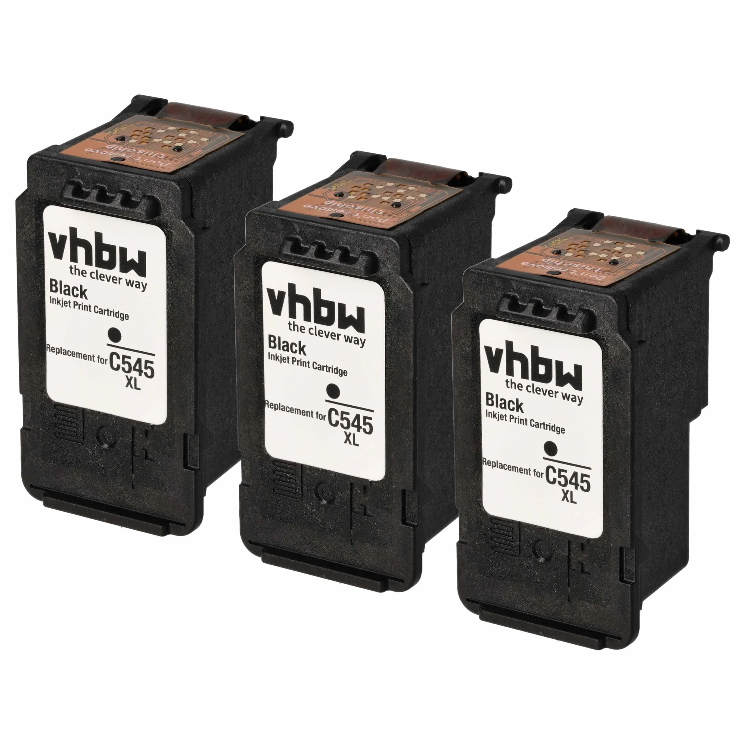 3x Cartouches remplace Canon PG-545XL, PG-545 pour imprimante - noir