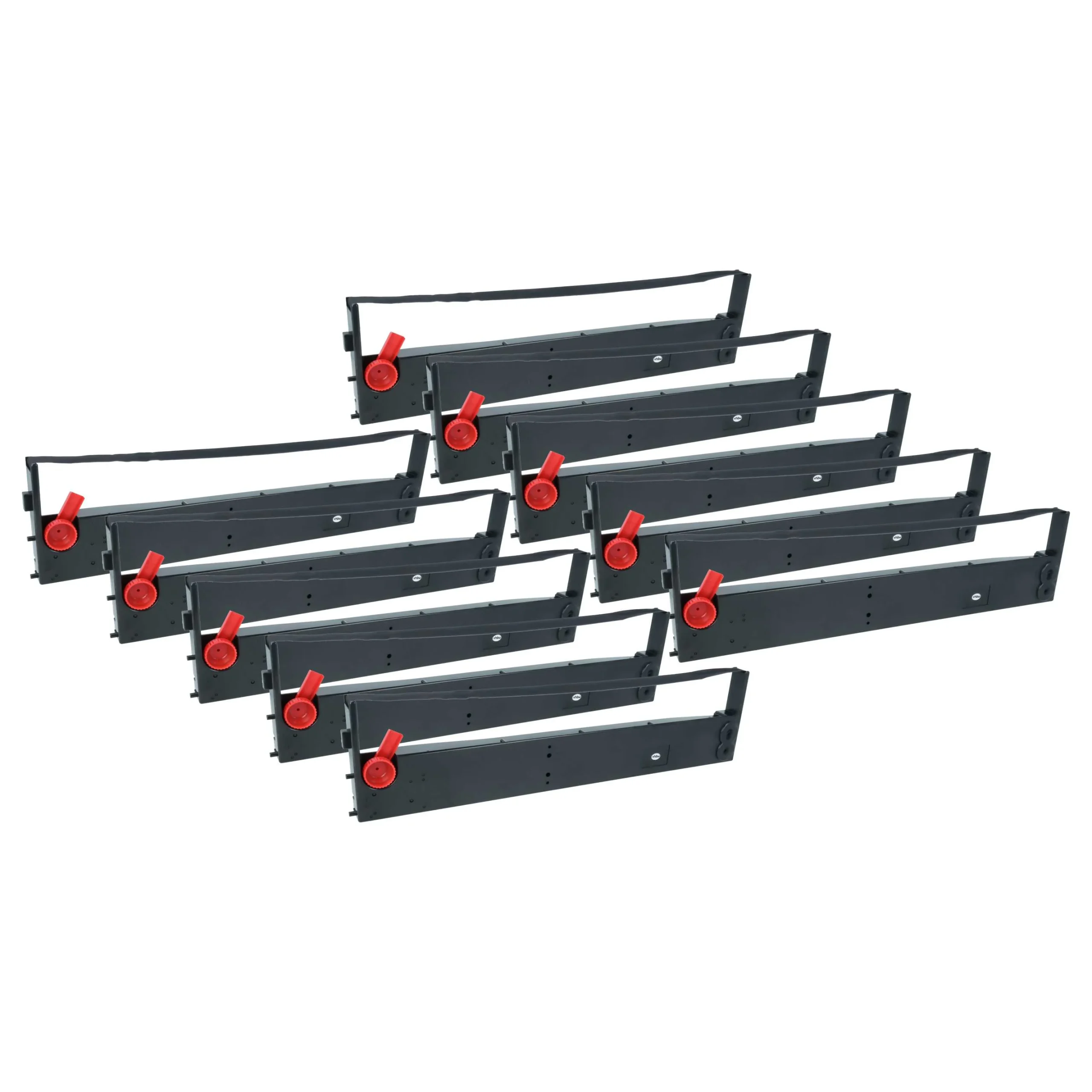 10x Ruban encreur remplace Tally Genicom 062471 pour imprimante matricielle / étiquette - noir