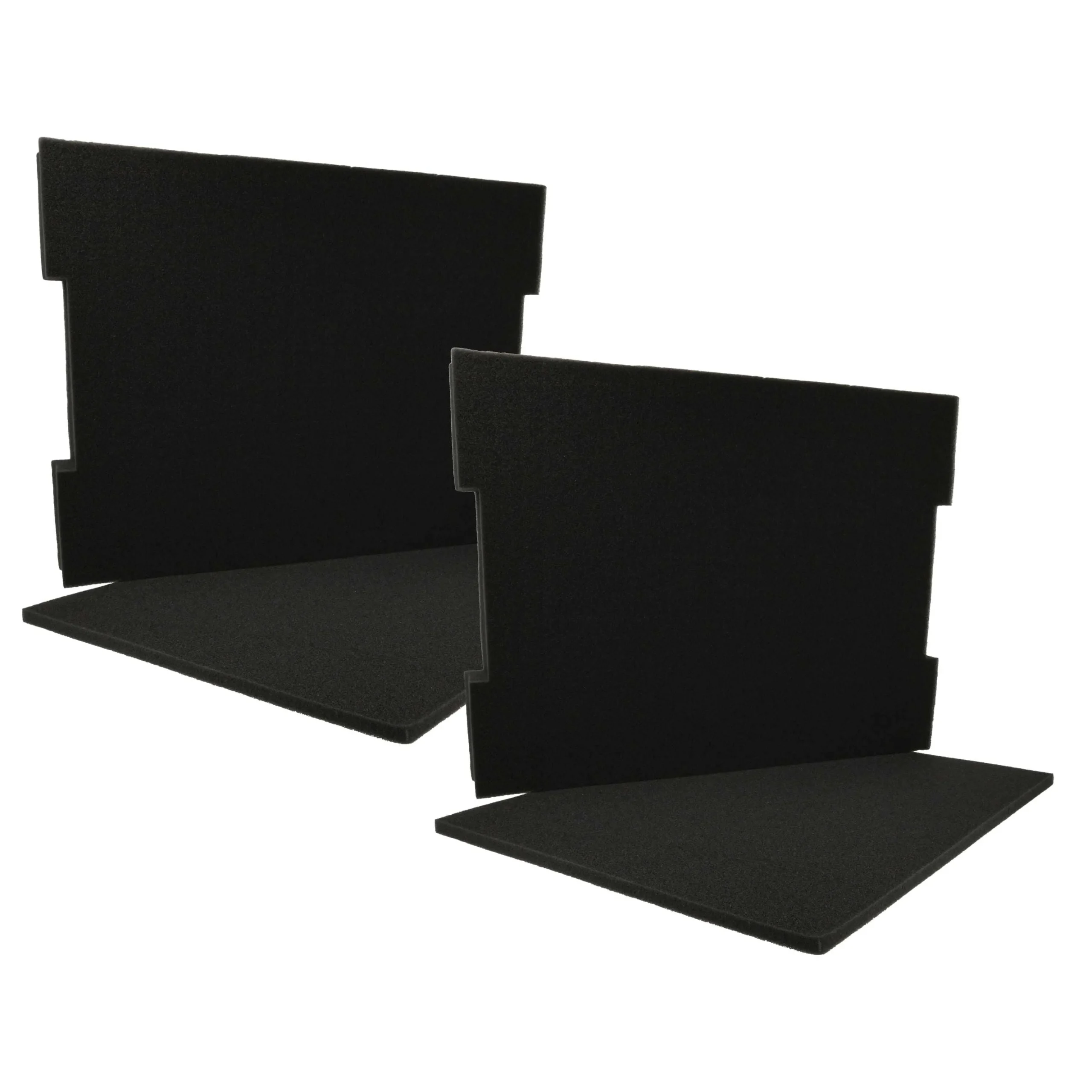 2x Fond de rangement remplace Bosch 6000003672 pour caisse à outils Bosch - mousse pré-perforée