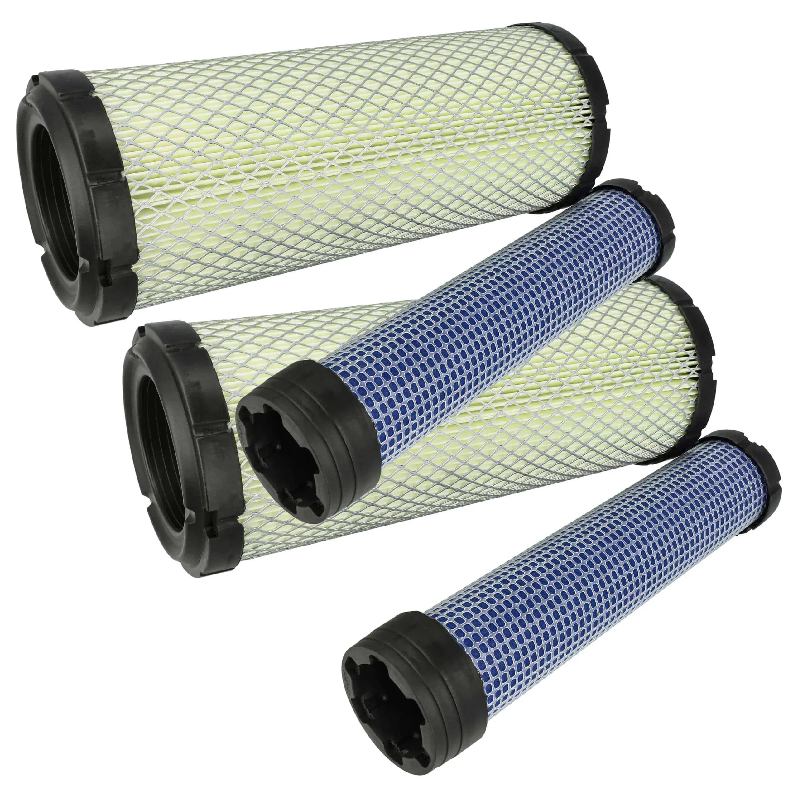 Kit de filtres remplace 25 083 01-S, 25 083 01 pour outil Hyundai - 2x filtre interne, 2x filtre extérieur