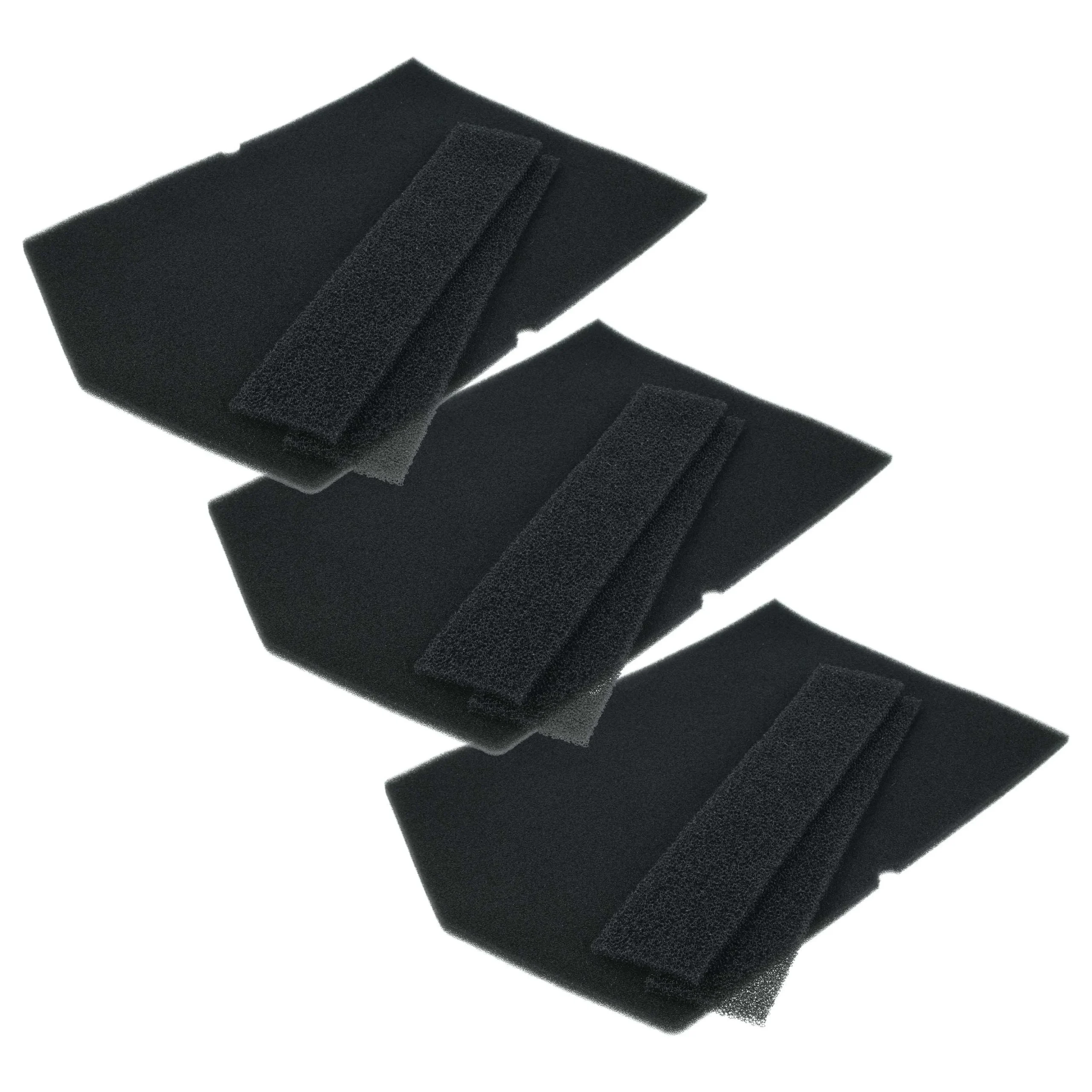 Set de filtres (9x filtre mousse) remplace Miele 7358901, 9688381, 9057930 - Accessoires appareils ménagers