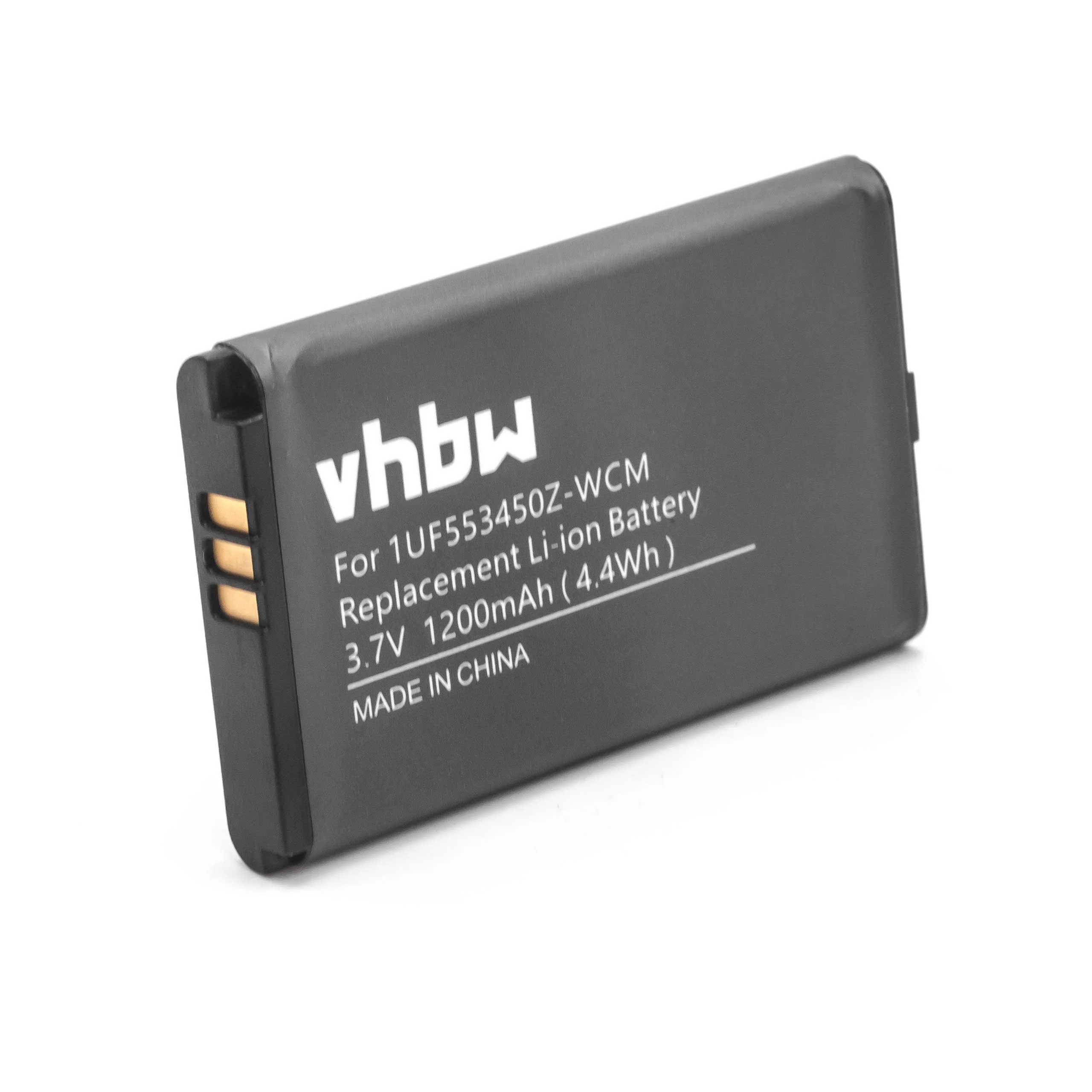 Batterie remplace 1UF553450Z-WCM, F1134J-711, B056P036-1004, ACK-40403 tablette - 1200mAh 3,7V Li-ion