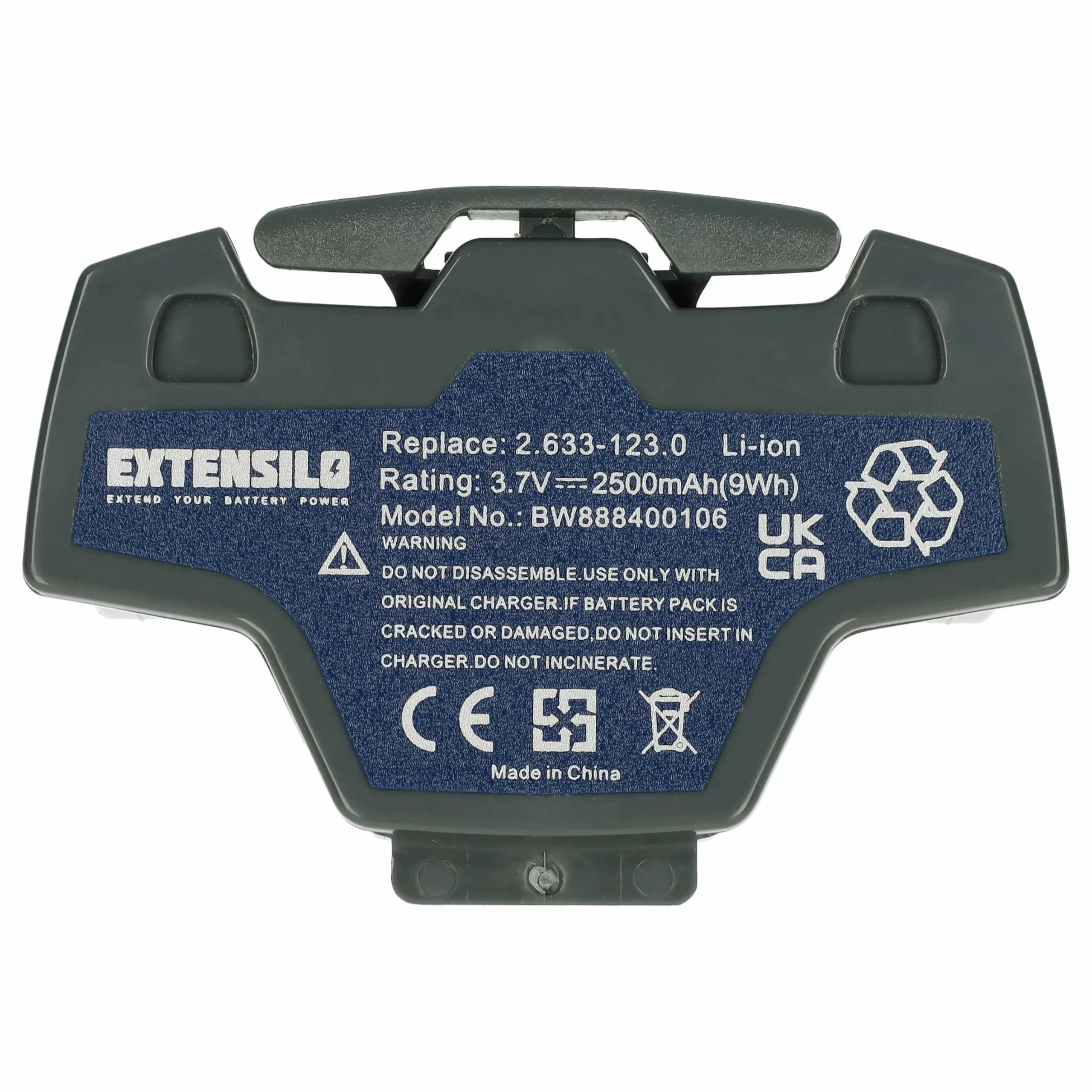 Batterie remplace Kärcher 4.633-083.0, 2.633-123.0 pour nettoyeur de vitres Kärcher - 2500mAh 3,7V Li-ion