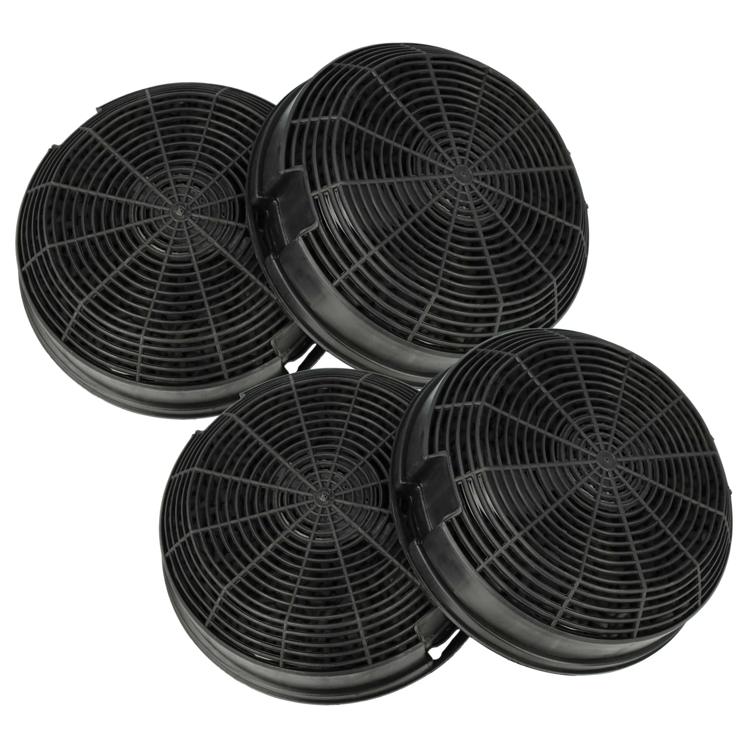 4x Filtres à charbon actif remplace AEG 50292969008, AMC023, 4055046520, 9029800571 pour hotte Privileg - Accessoires appareils ménagers