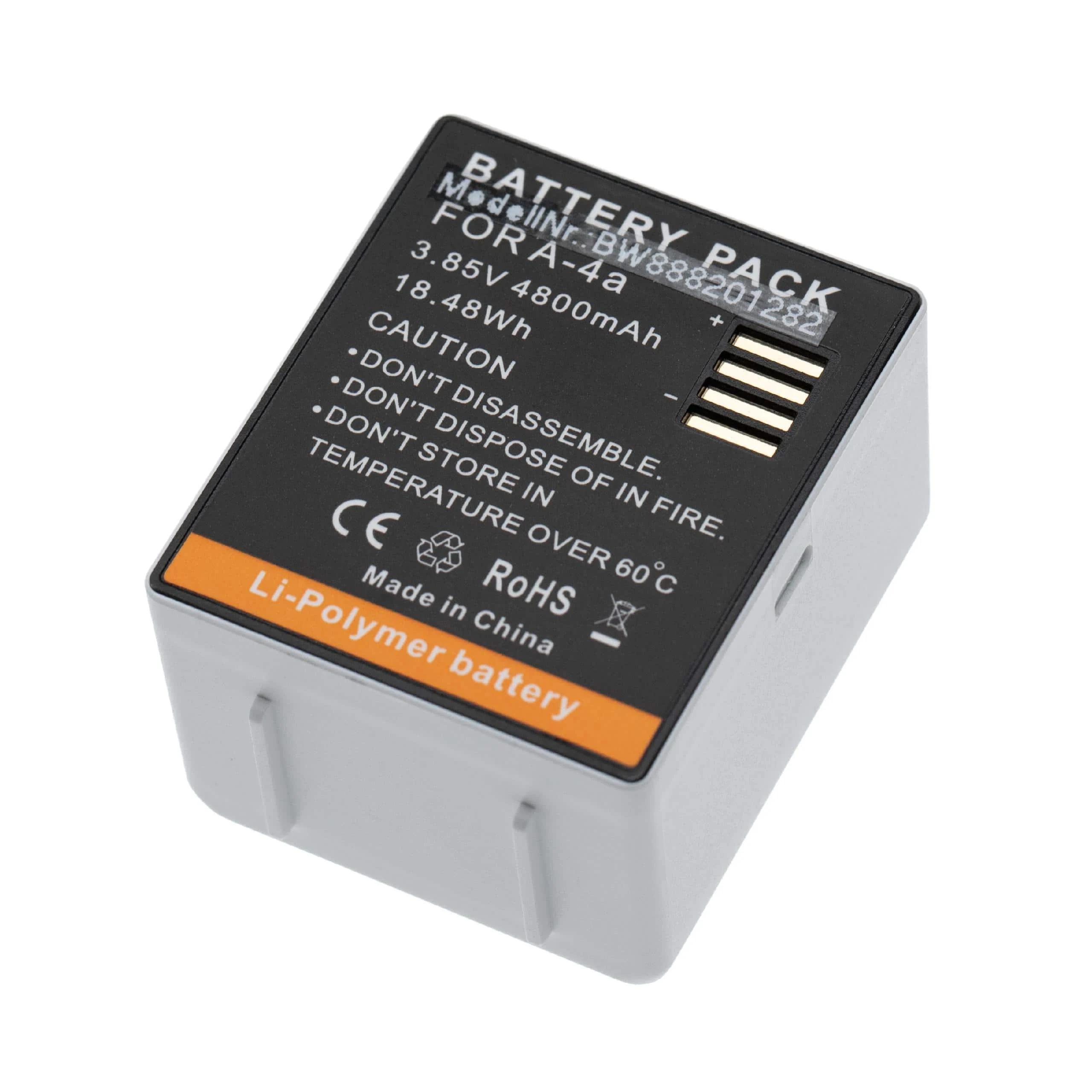 Batterie remplace Arlo 308-1070-01, 308-10069-01 caméra de surveillance Arlo - 4800mAh 3,85V Li-polymère