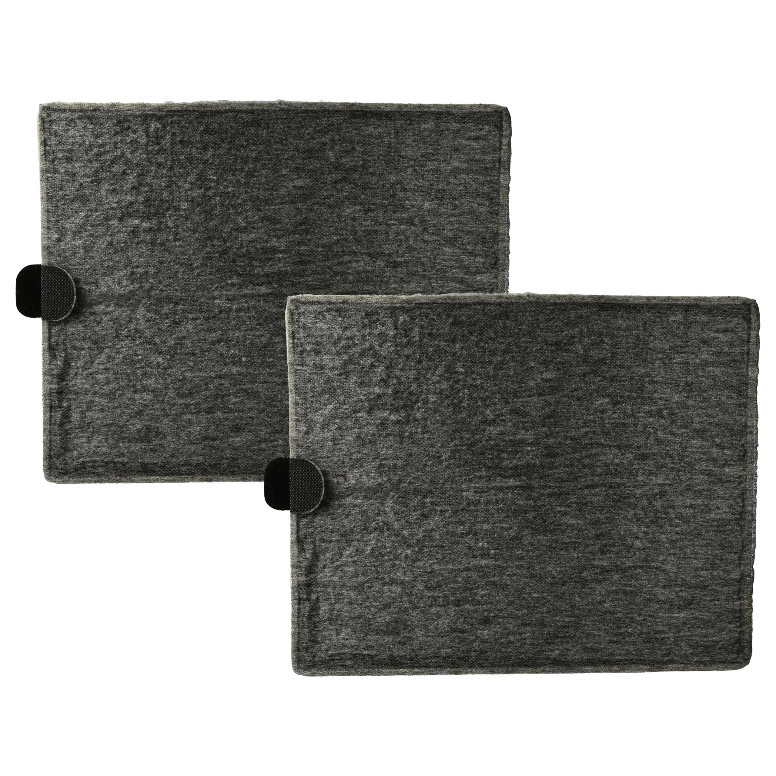 2x Filtres à charbon actif remplace Miele DKF12-1 pour hotte