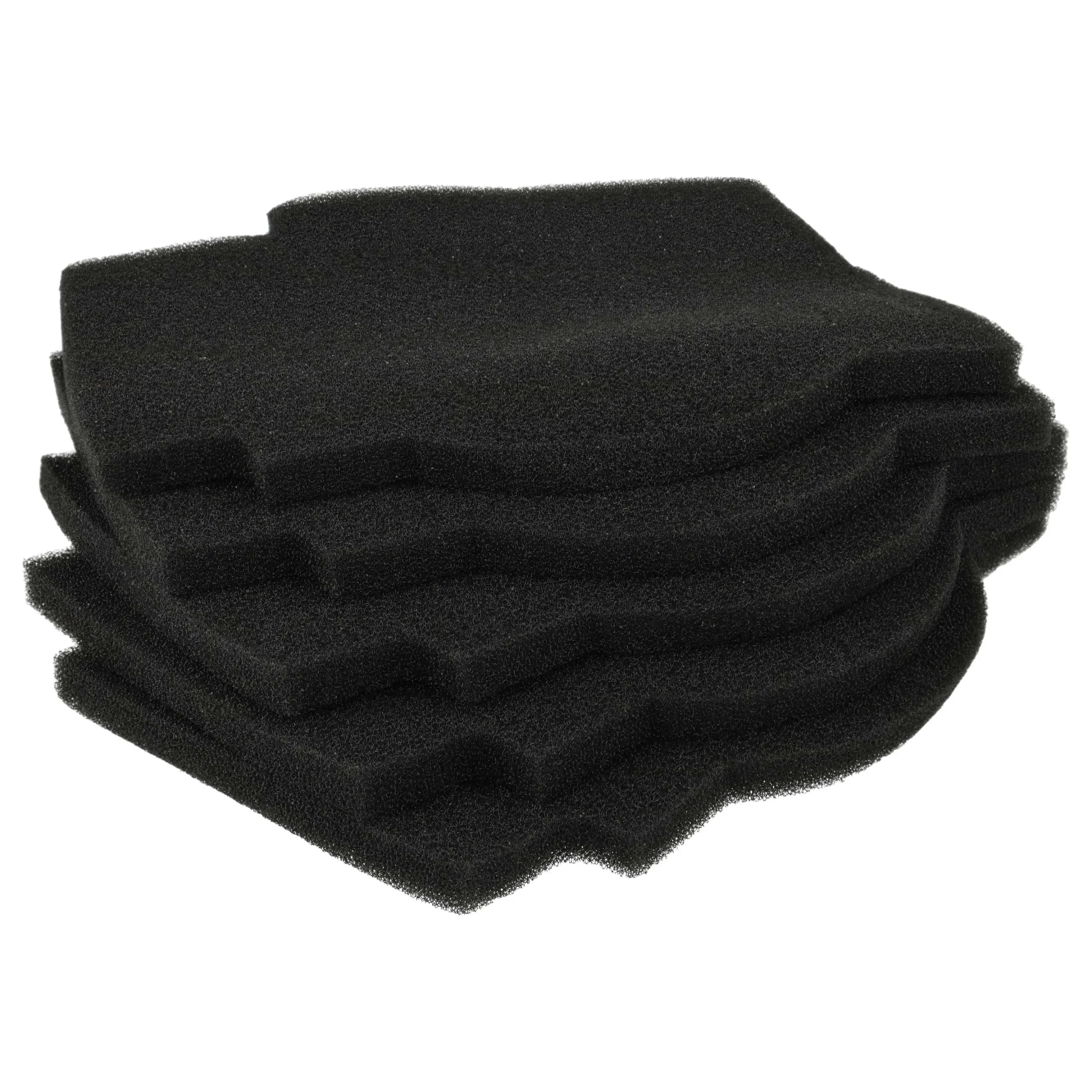 5x Filtre à air pour aération Lunos Silvento - noir
