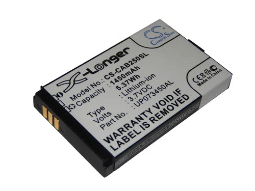 Batterie remplace CAT UP073450AL téléphone portable outdoor JCB - 1450mAh 3,7V Li-ion