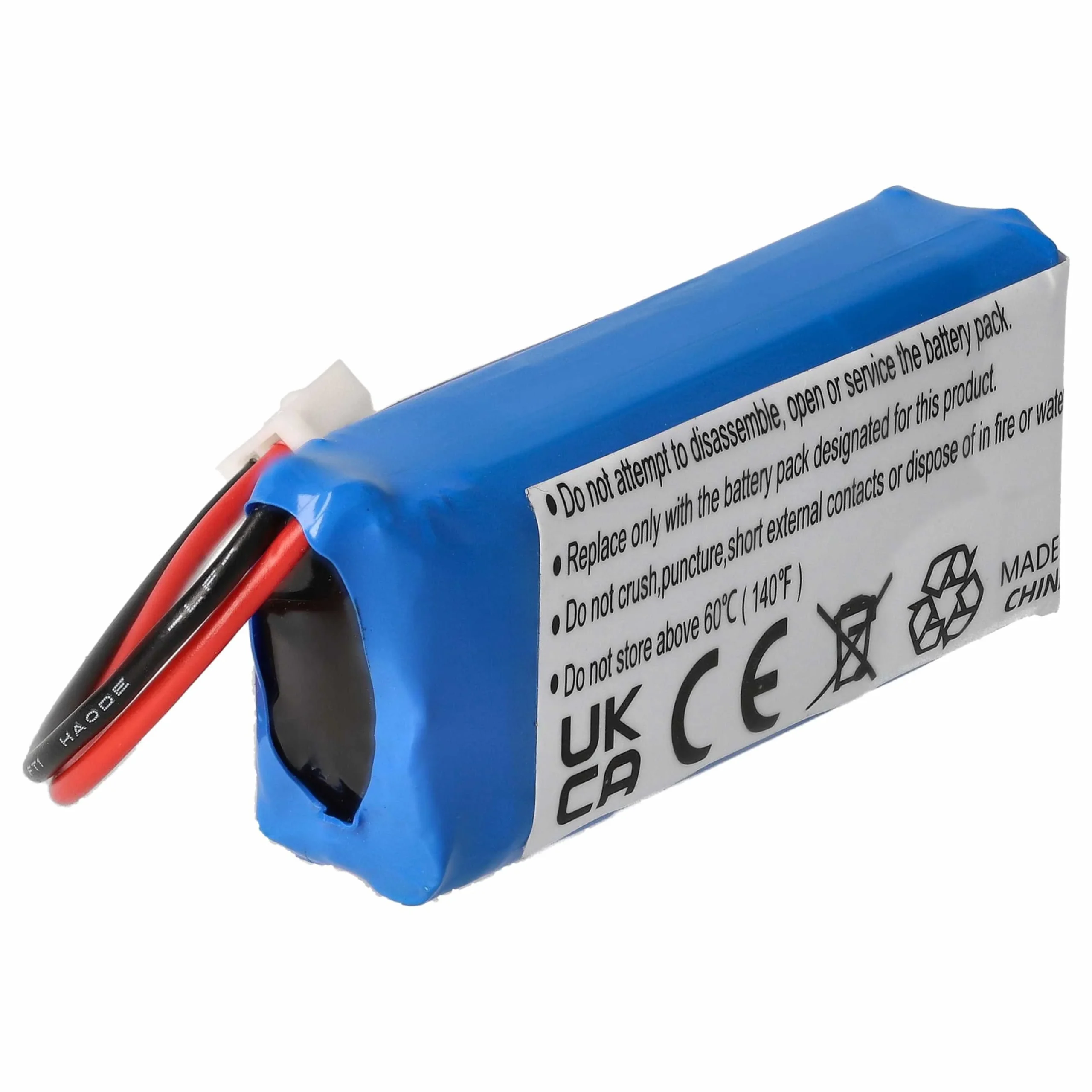 Batterie remplace Dogtra AAE562438P6H, AE602048P6H émetteur de dressage Dogtra - 500mAh 7,4V Li-polymère