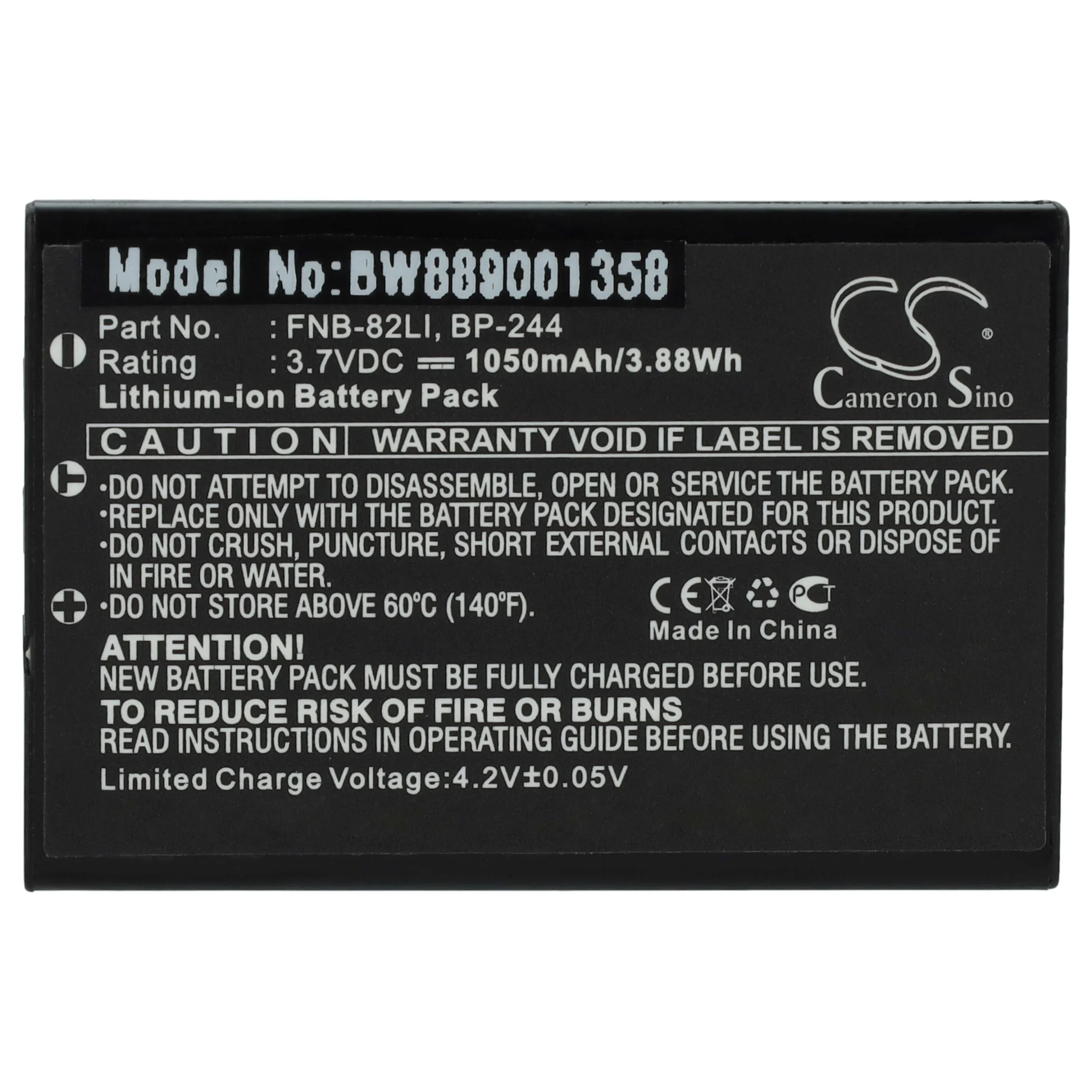 Batterie remplace Icom BP-244 pour radio talkie-walkie Maas- 1050mAh 3,7V Li-ion