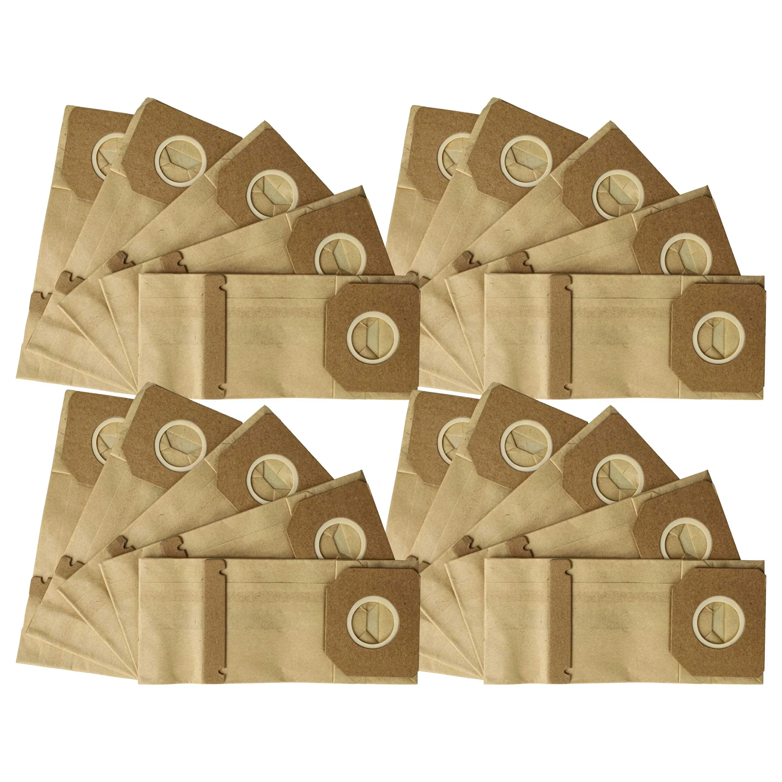 20x Turbo filtre remplace Metabo 6.31286.00, 4007430425577 pour ponceuse orbitale - papier, double-couche