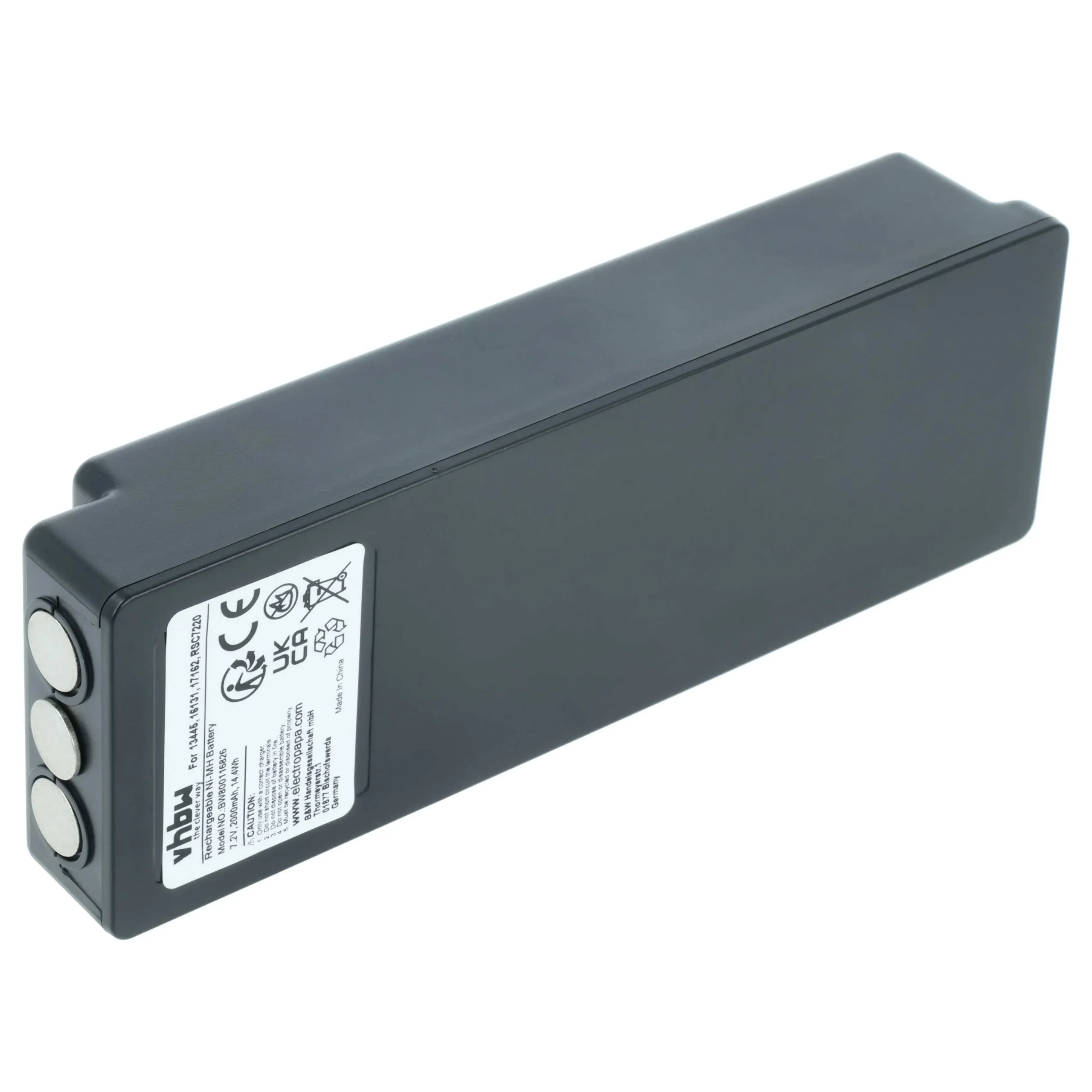 Batterie remplace Palfinger Scanreco 17162, IM6024, 1026, 708031757, 16131, RSC7220, 13445 - 2000mAh 7,2V NiMH