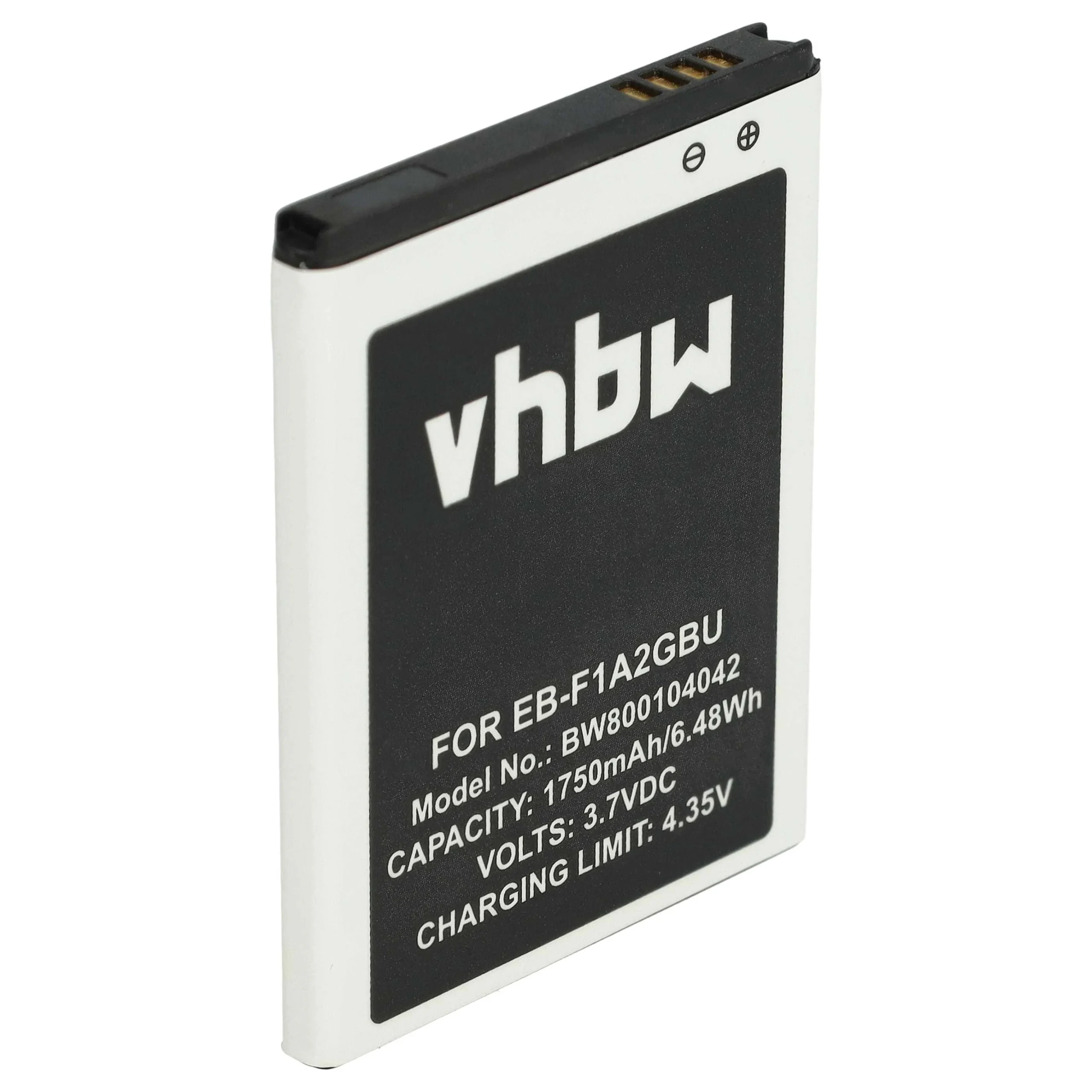 Batterie remplace Samsung EB-F1A2, EB-F1A2GBU téléphone portable Samsung - 1750mAh 3,7V Li-ion