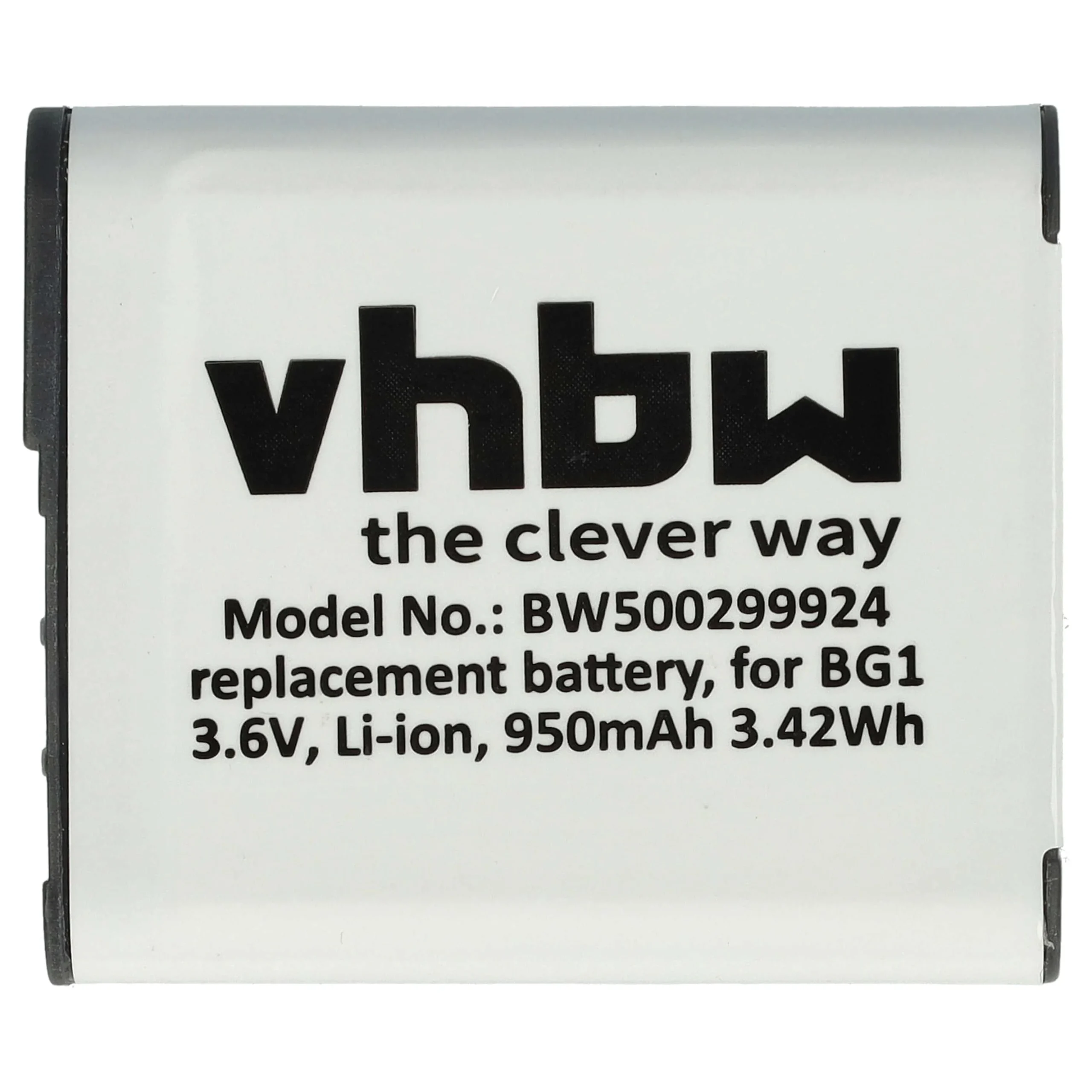 Batterie remplace Sony NP-FG1, NP-BG1 pour appareil photo Sony- 950mAh 3,6V Li-ion