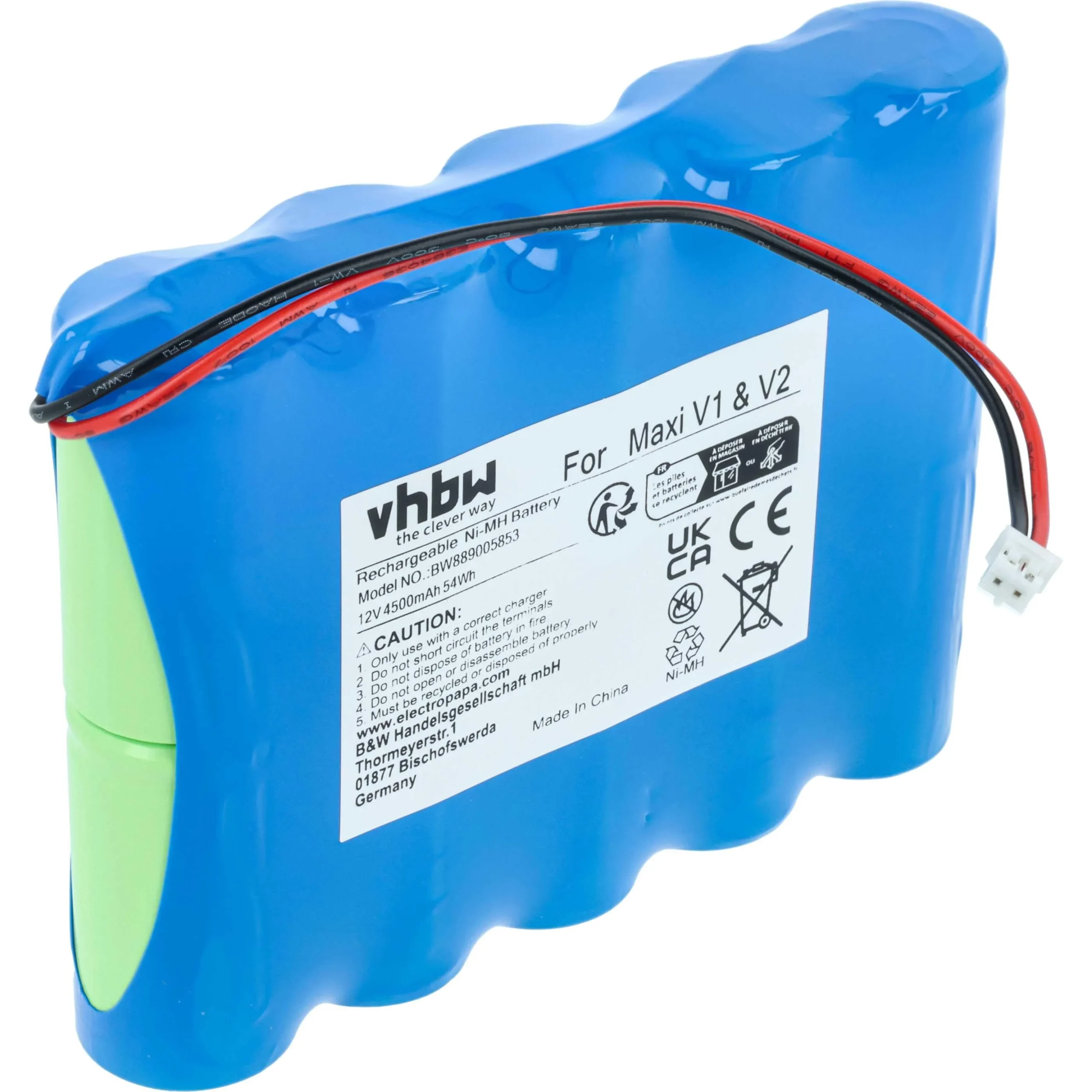 Batterie lampe LED - 4,5Ah 12V NiMH